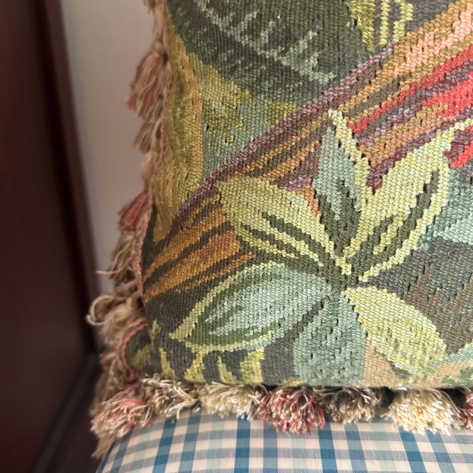 Aubusson Bird Pillow - 8