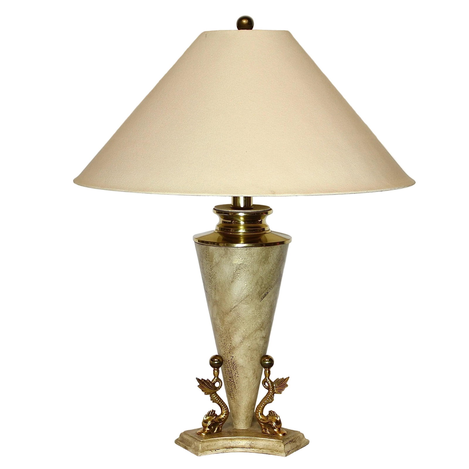 Asian Modern Table Lamp by Bauer Lamp Co - 11