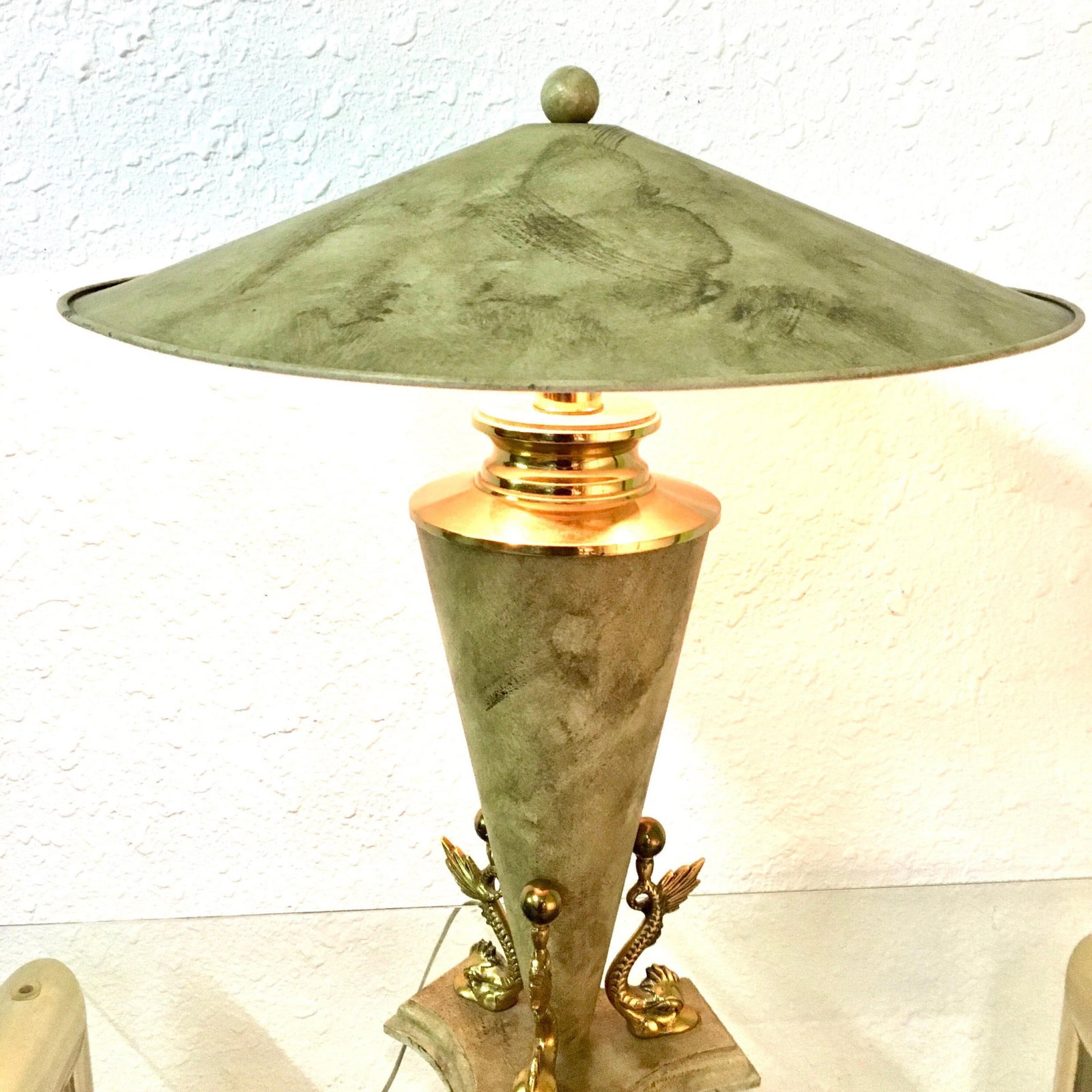 Asian Modern Table Lamp by Bauer Lamp Co - 2