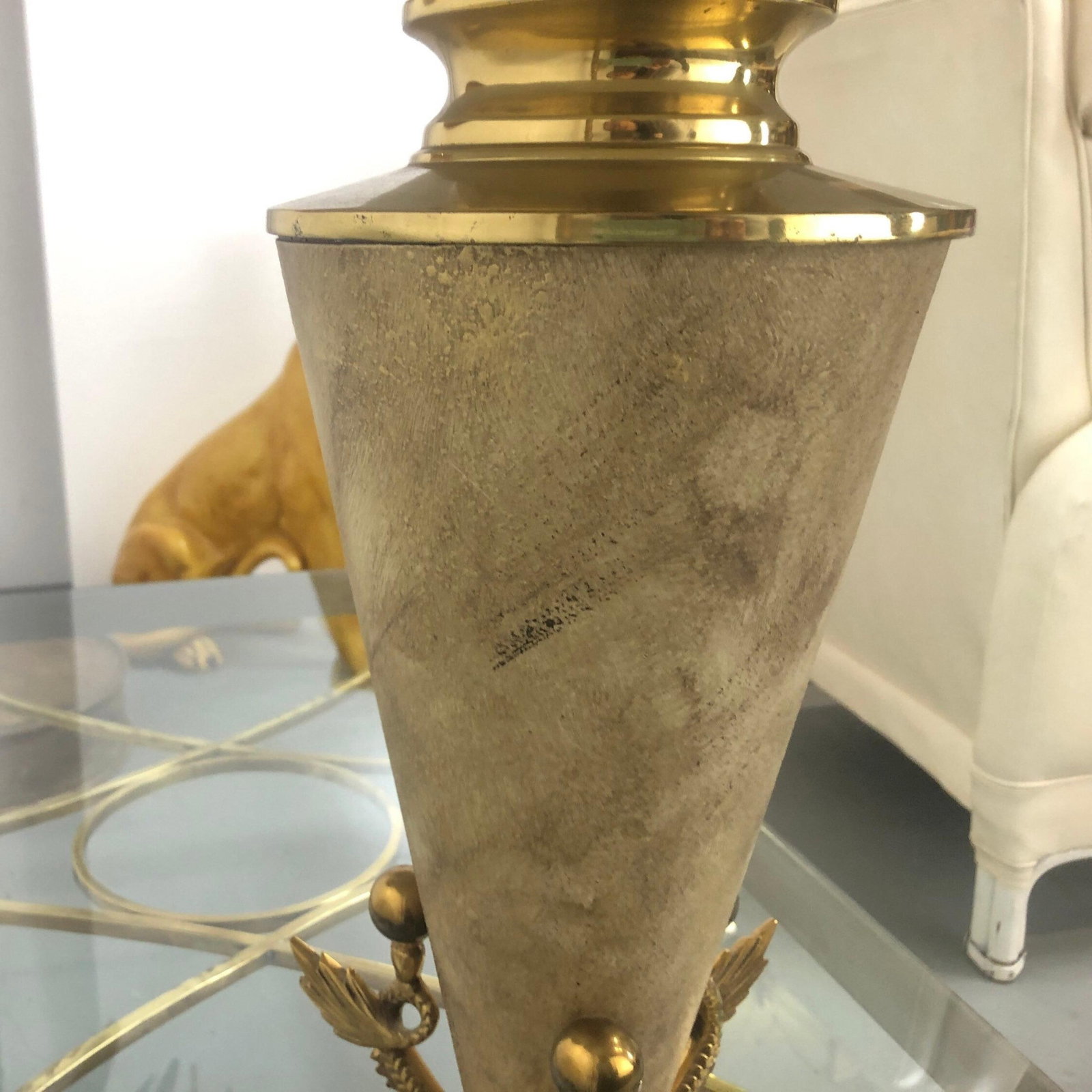 Asian Modern Table Lamp by Bauer Lamp Co - 8