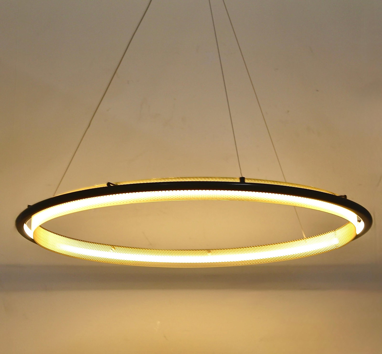 Large West Elm Hoop Pendant Light | Unused - 5