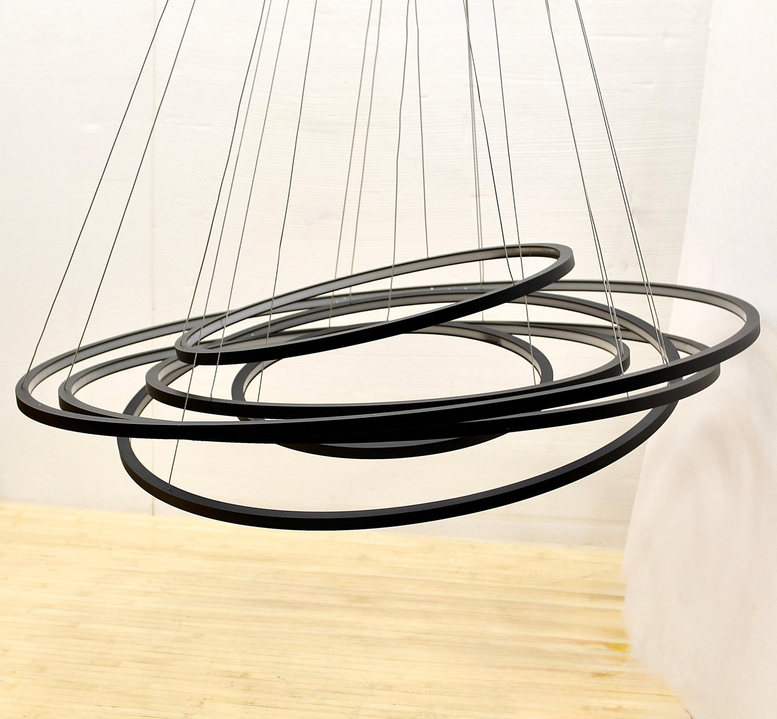Large 6 Ring Chandelier | Adjustable - 3