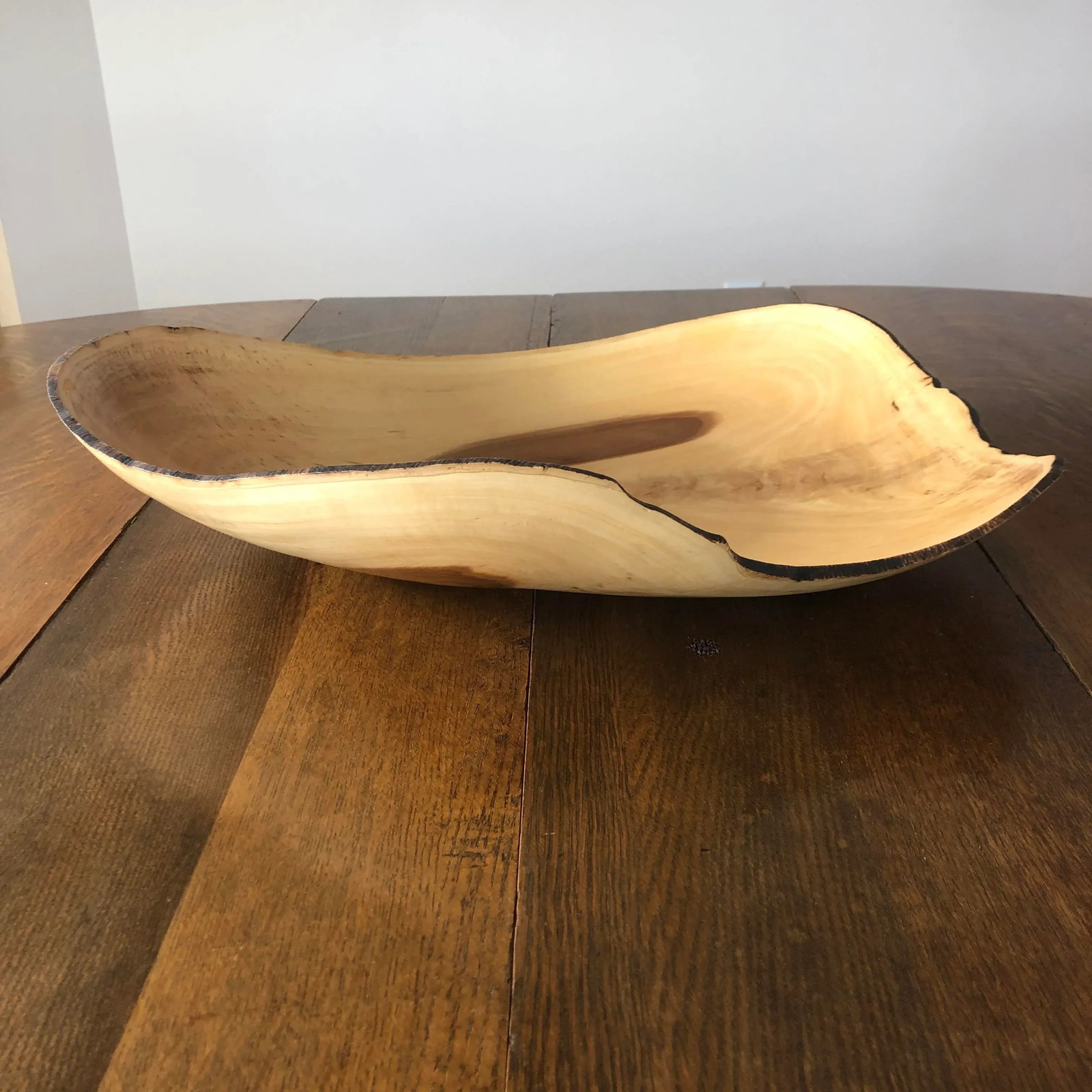 2010's Modern Steve Miller Natural Poplar Wood Hand Turned Bowl - 2
