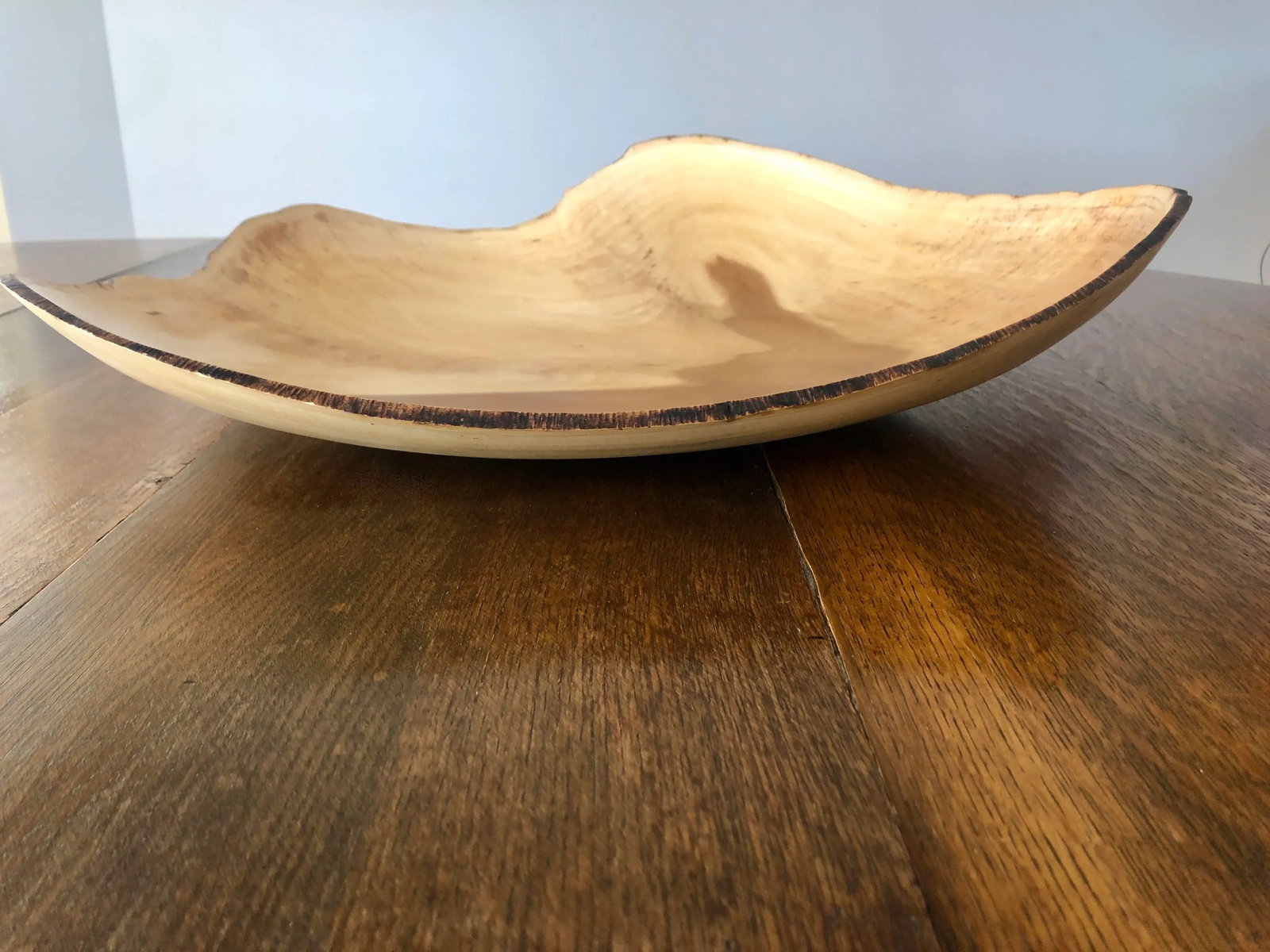 2010's Modern Steve Miller Natural Poplar Wood Hand Turned Bowl - 3