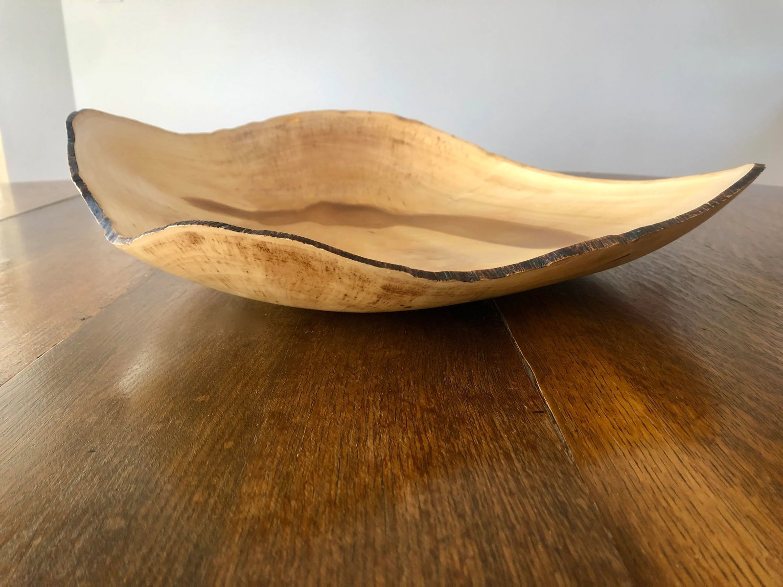 2010's Modern Steve Miller Natural Poplar Wood Hand Turned Bowl - 5