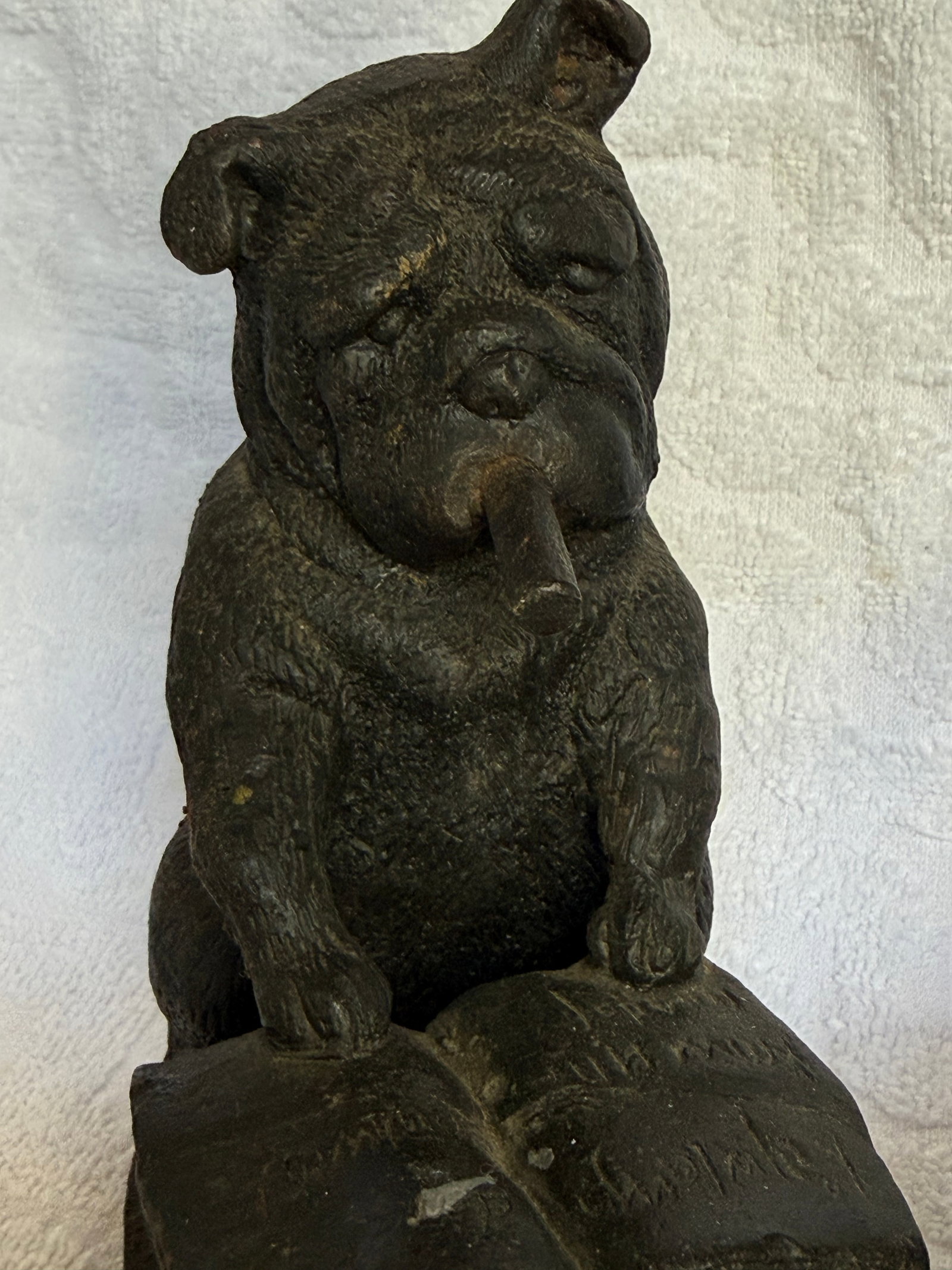 1920s Cast Iron Bulldog Cigar Bookends - 7