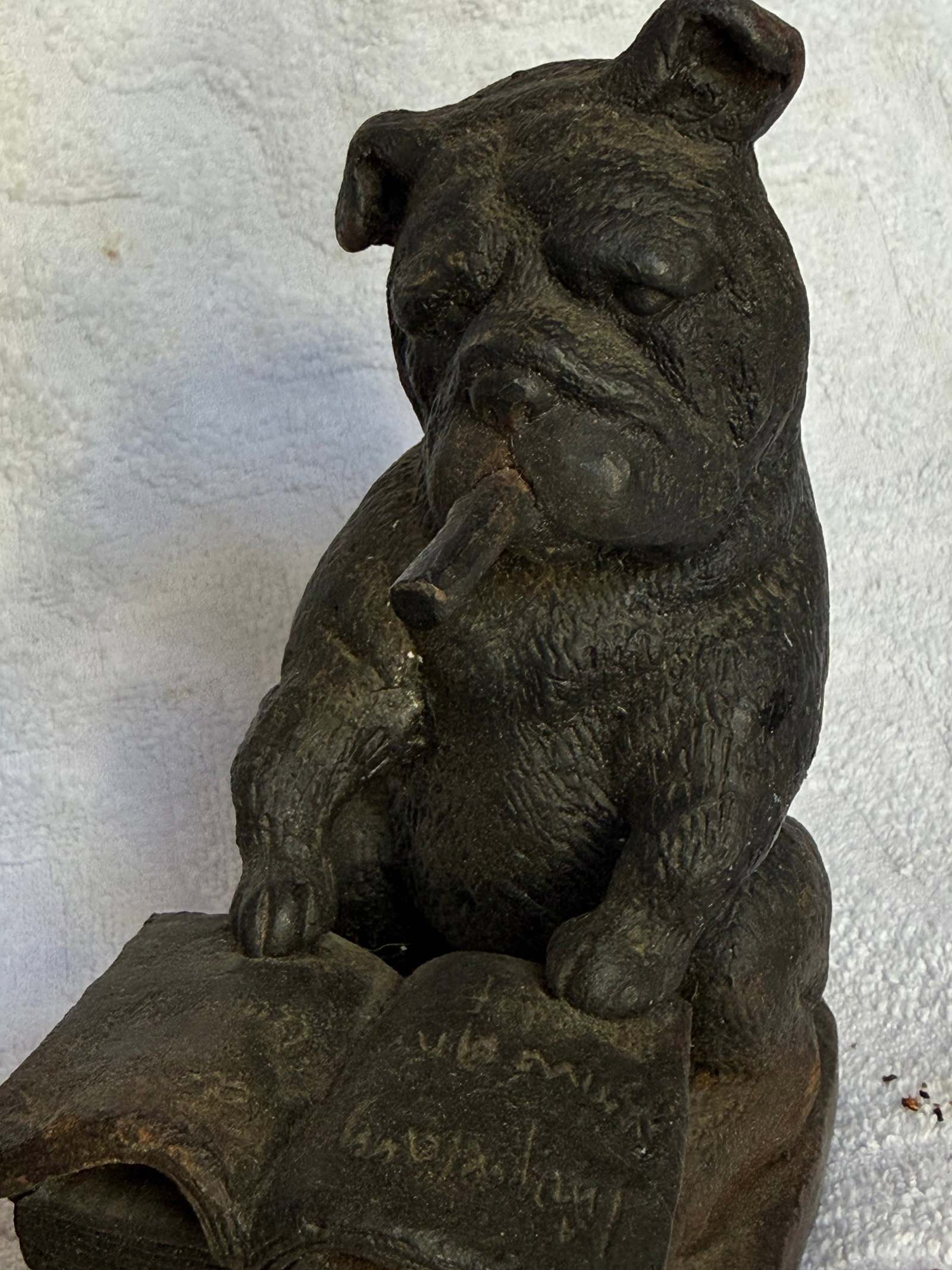 1920s Cast Iron Bulldog Cigar Bookends - 8
