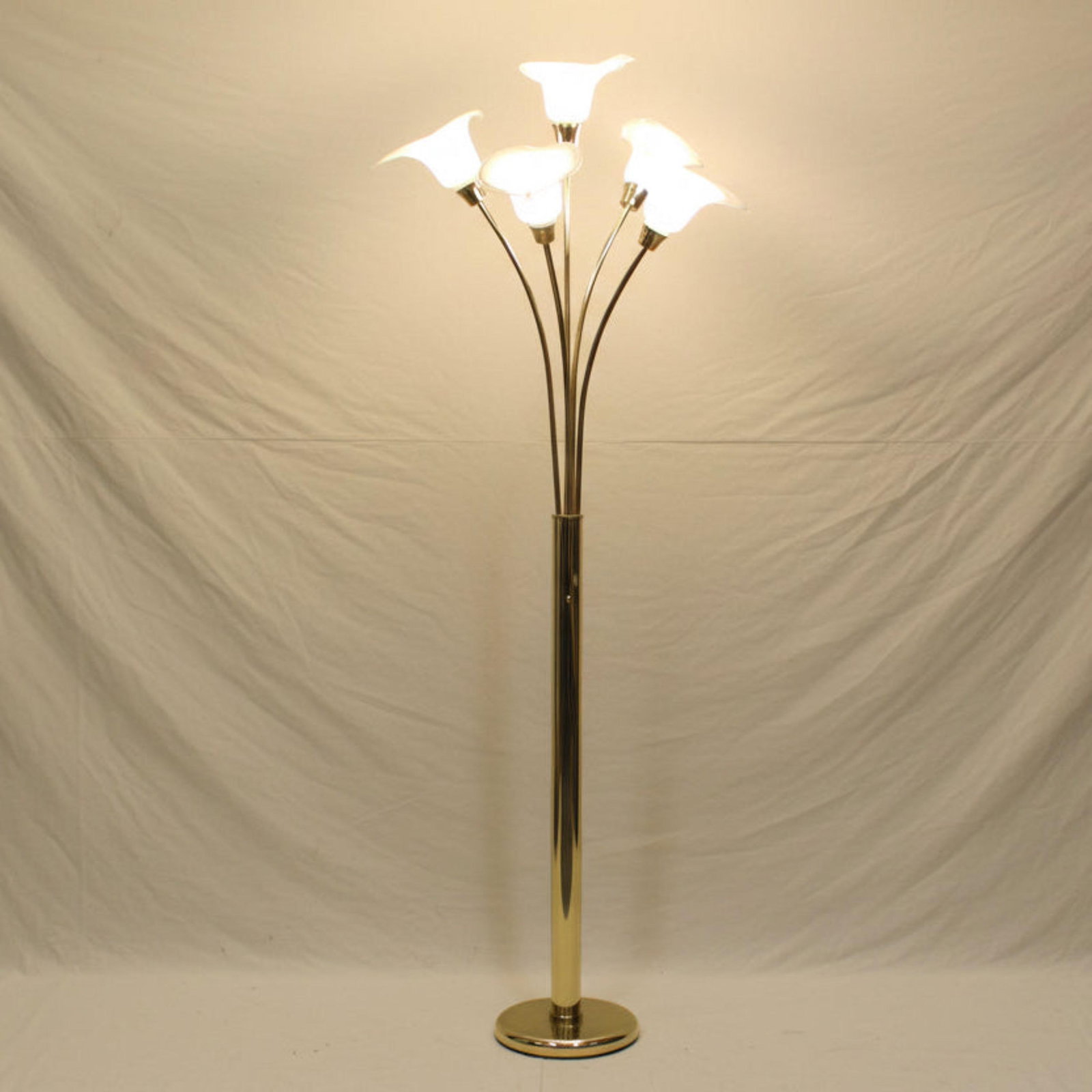 Glass Calla Lilly Floor Lamp Murano | 5 Lights - 8