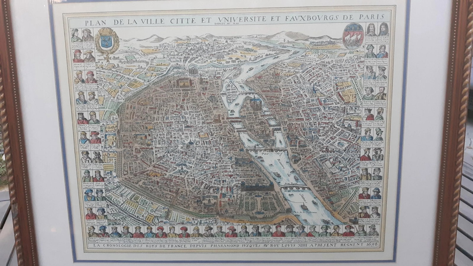 20th Century Paris Map Reprint Plan De La Ville Cite Et Universite Et Fauxbourgs De Paris - 6