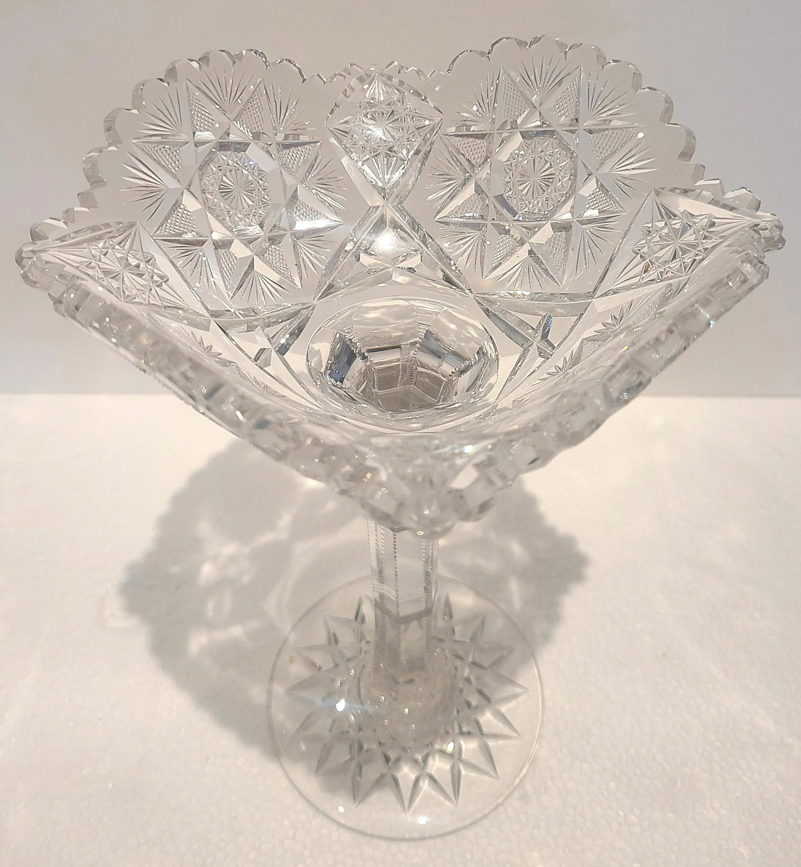 Vintage Czech Bohemian Queens Lace Bowl Set - 3 Pieces - 6
