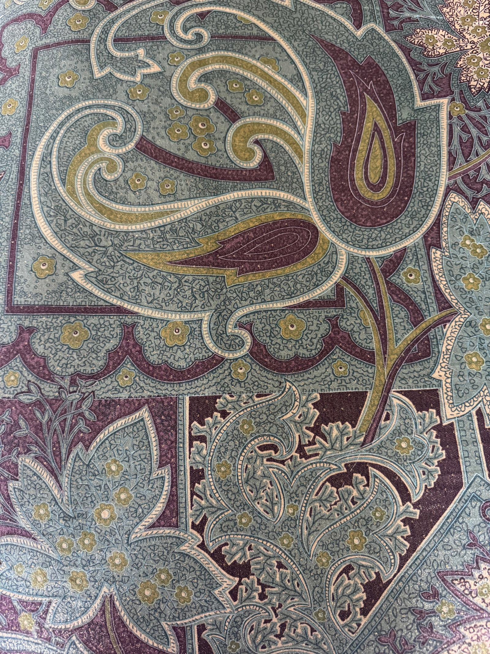 Old World Weavers Kashmiri Lurex Panel 3.3 Yards - 11