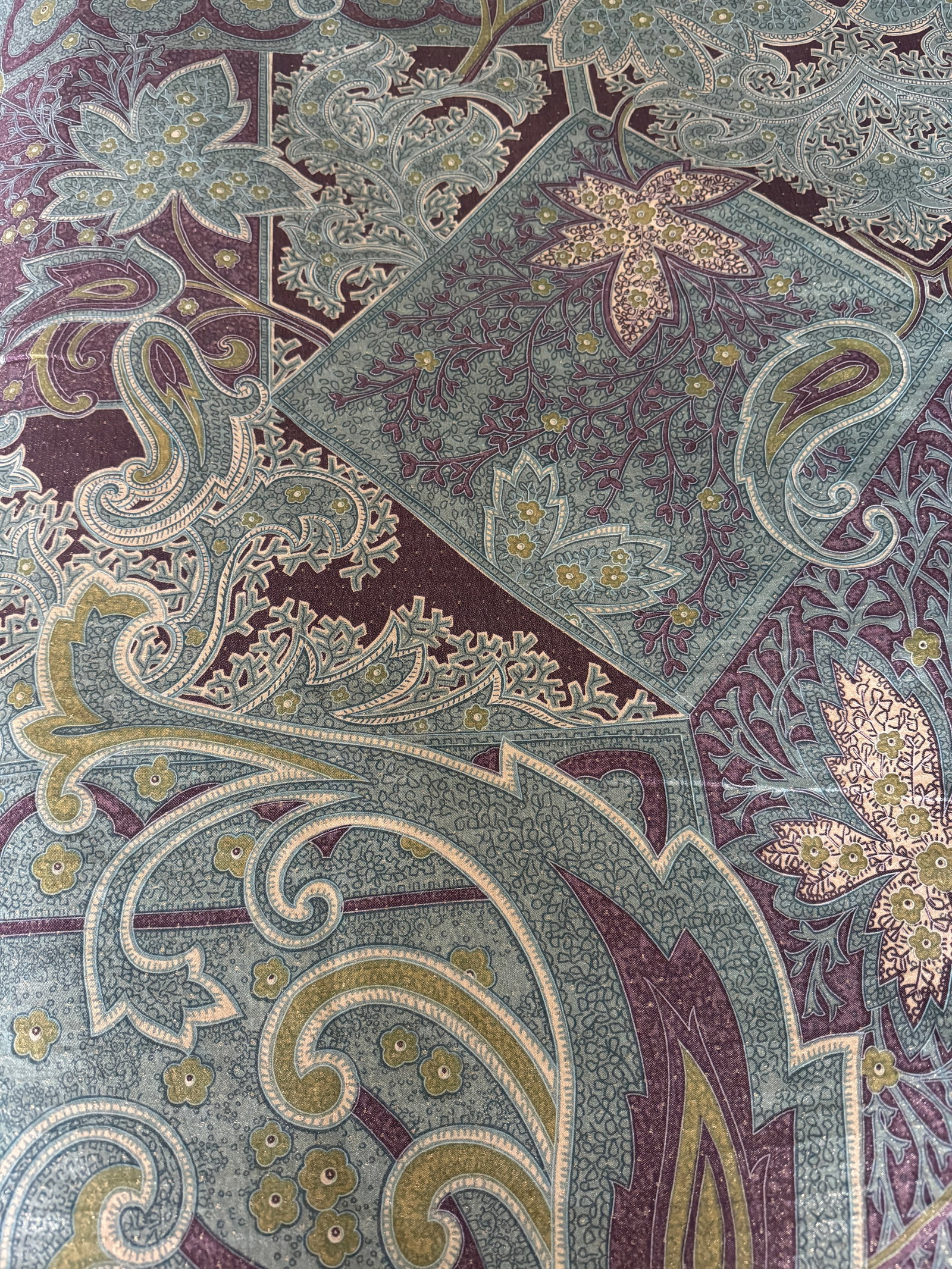 Old World Weavers Kashmiri Lurex Panel 3.3 Yards - 4