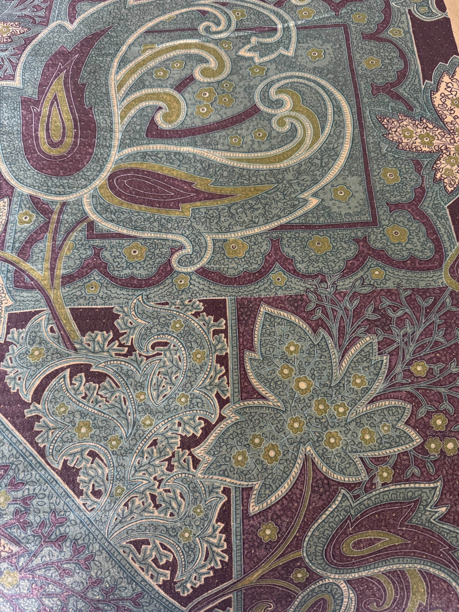 Old World Weavers Kashmiri Lurex Panel 3.3 Yards - 7