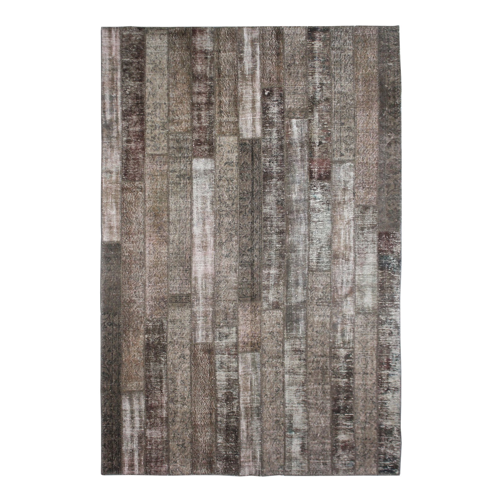 Handmade Vintage Patchwork Rug. 6'9" X 10': A beautiful antique Patchwork rug. It's in very good condition, practically new. This Patchworks kilim is produced of older handwoven kilims that are about 60 years old and have been cut in smaller pi