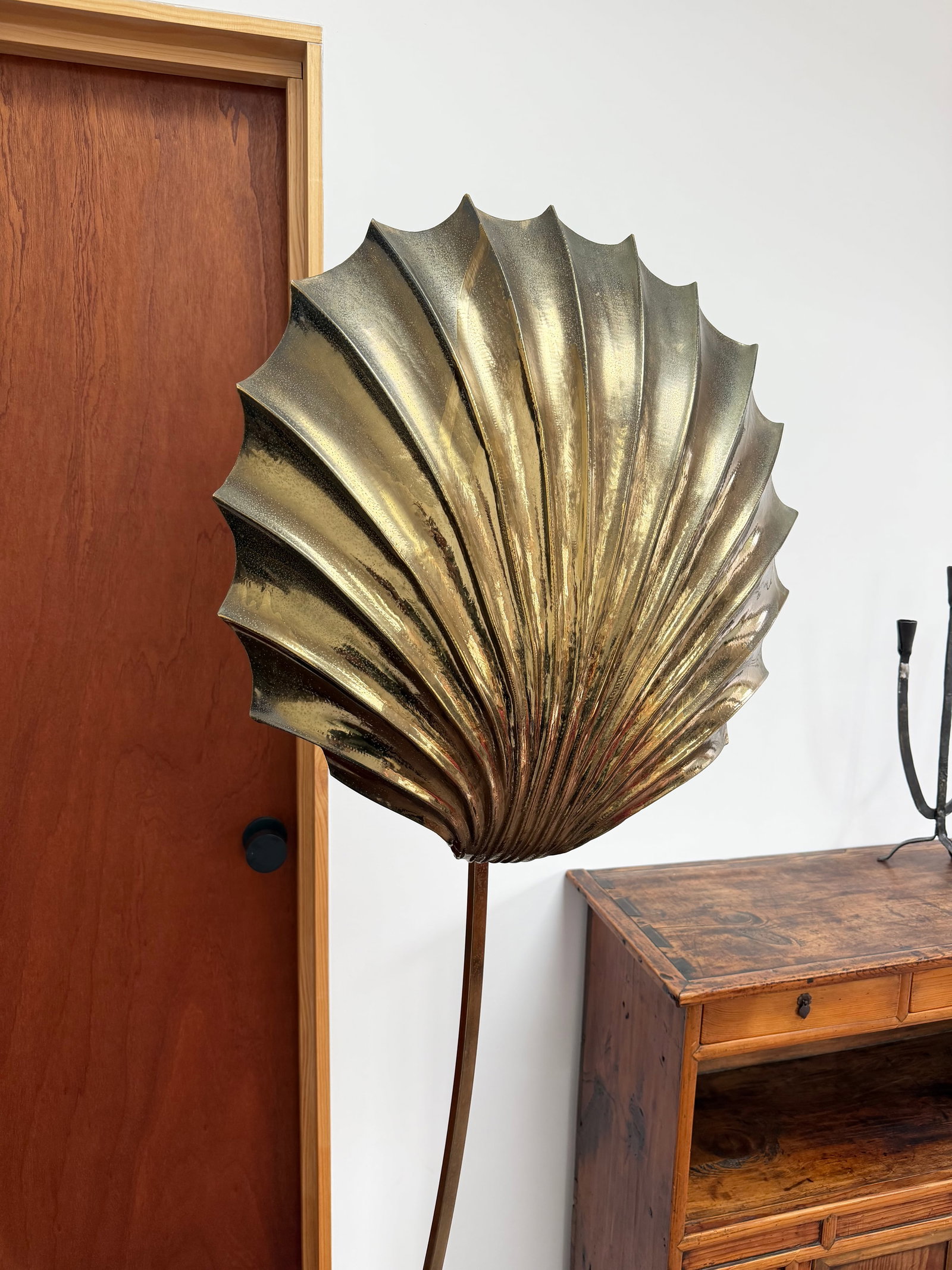 1970s Tommaso Barbi Conchiglia Floor Lamp, Italy - 12