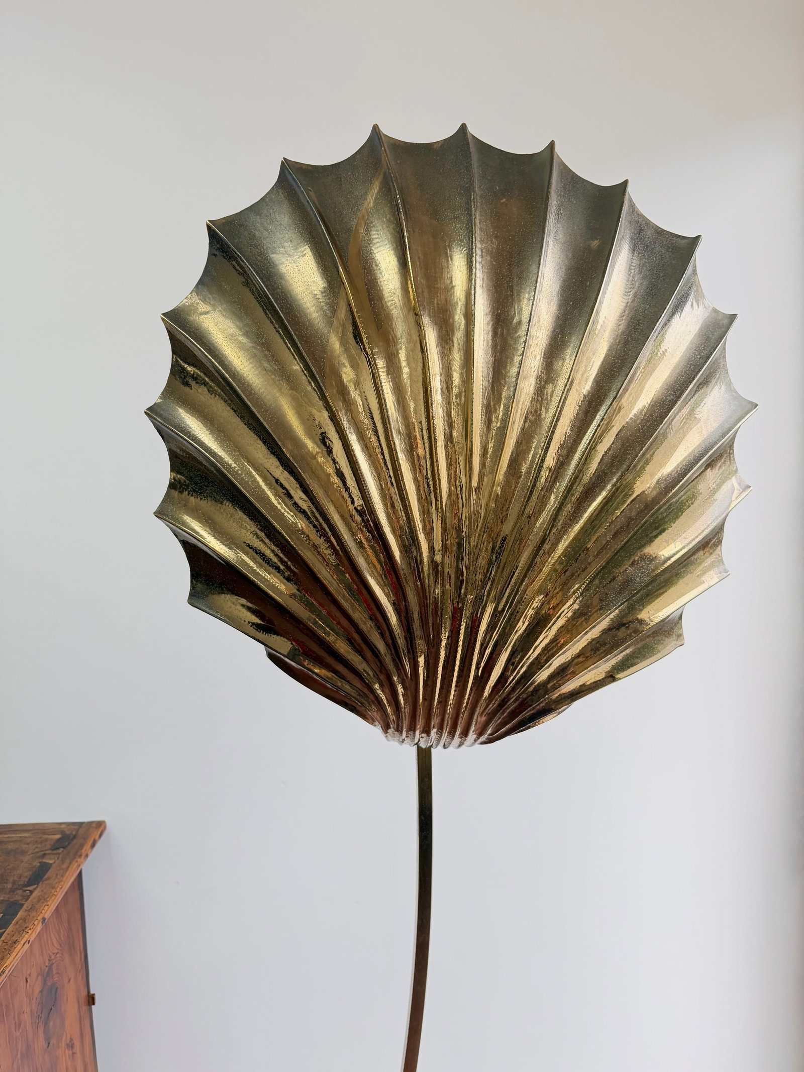 1970s Tommaso Barbi Conchiglia Floor Lamp, Italy - 15