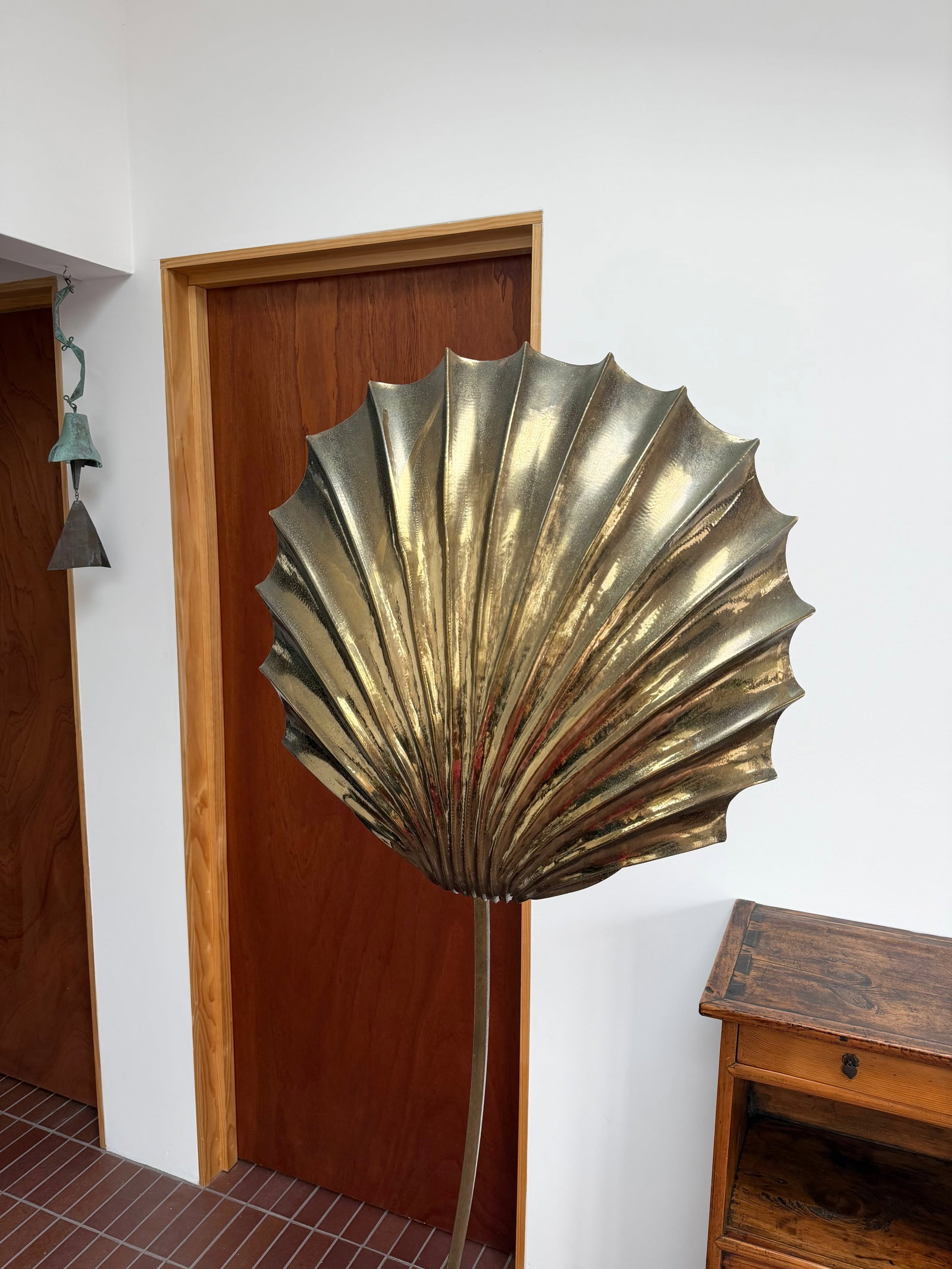 1970s Tommaso Barbi Conchiglia Floor Lamp, Italy - 8