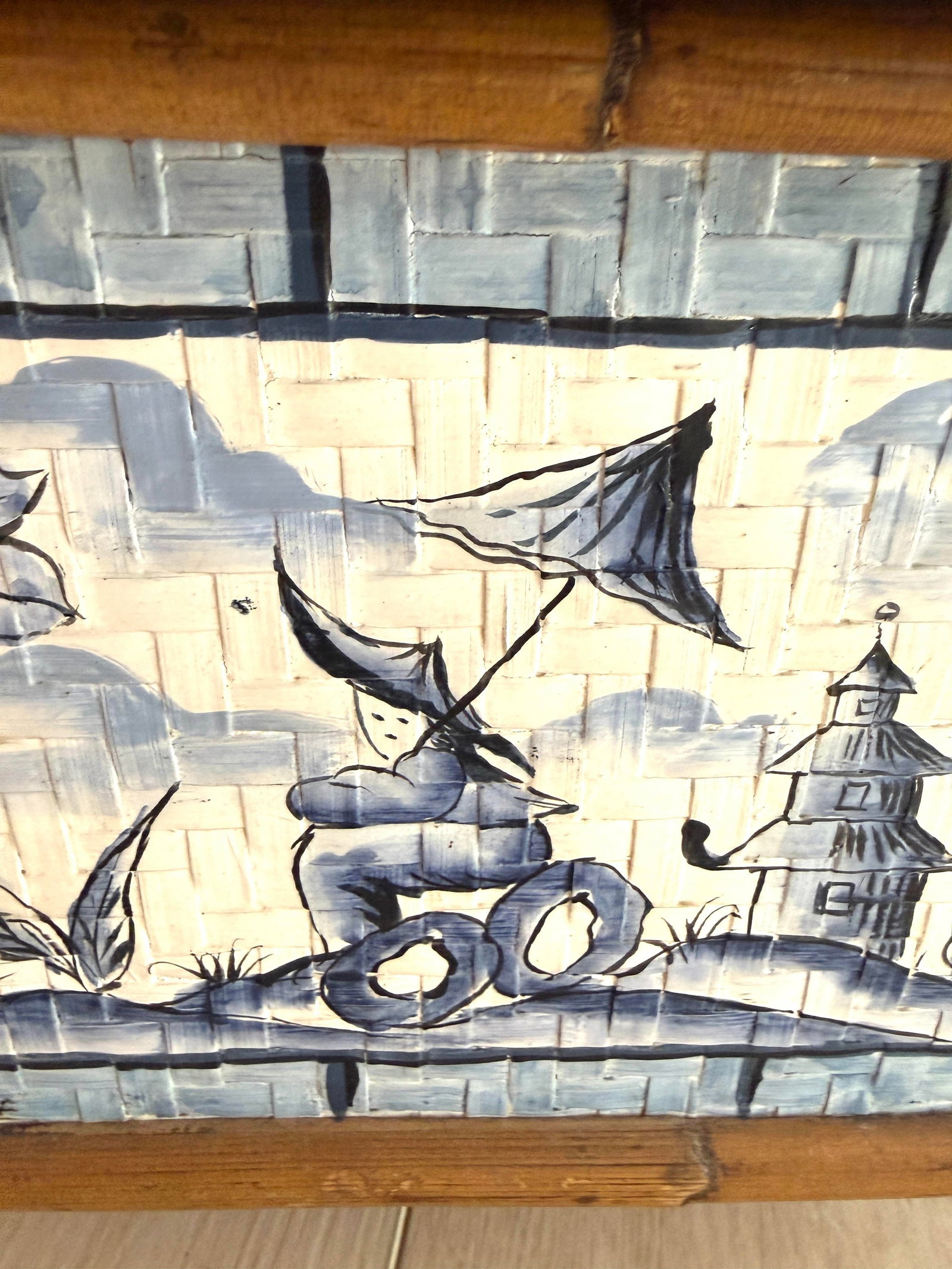 Bob Christian Signed Pagoda Chinoiserie Box - 10