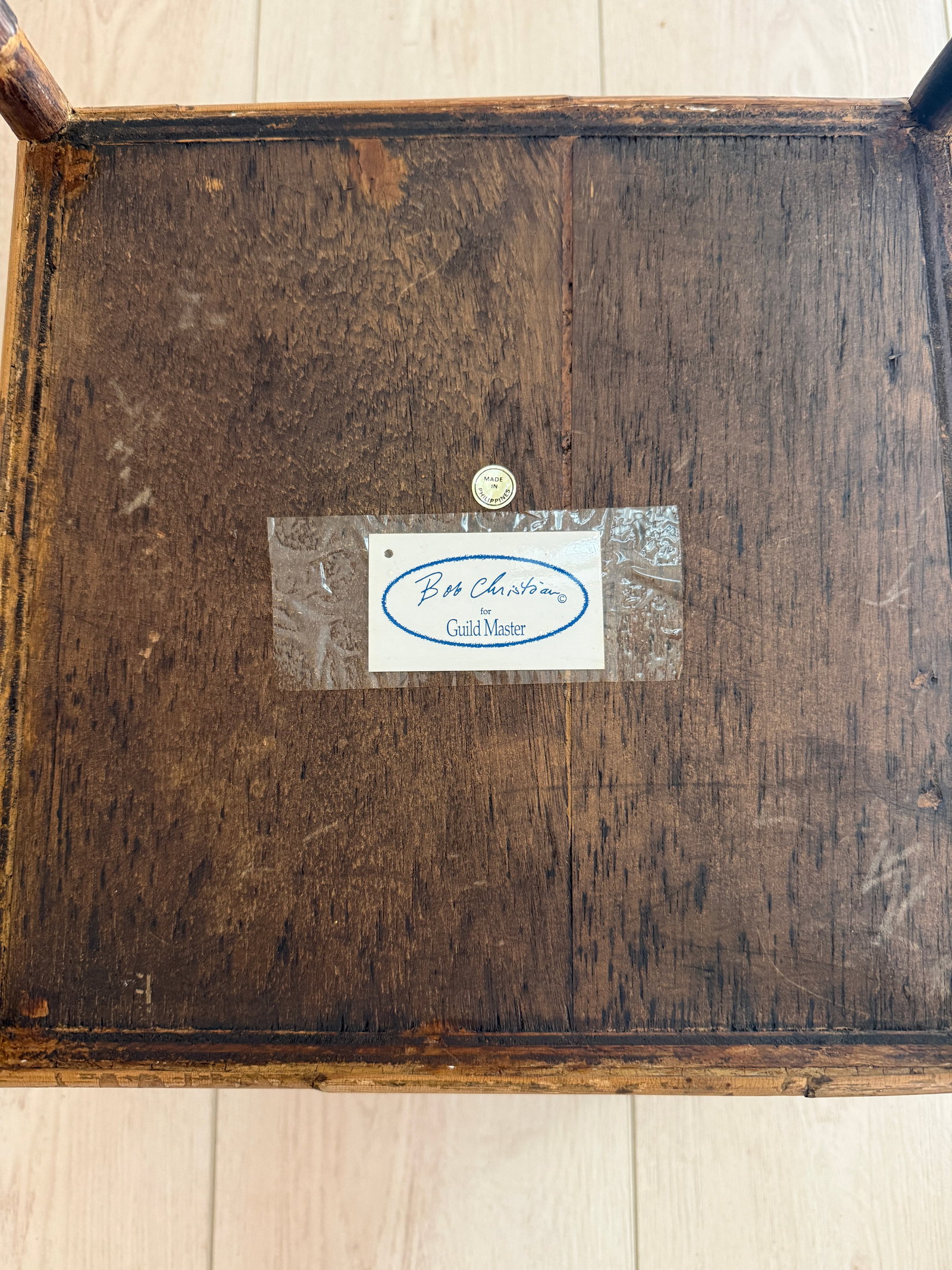 Bob Christian Signed Pagoda Chinoiserie Box - 11