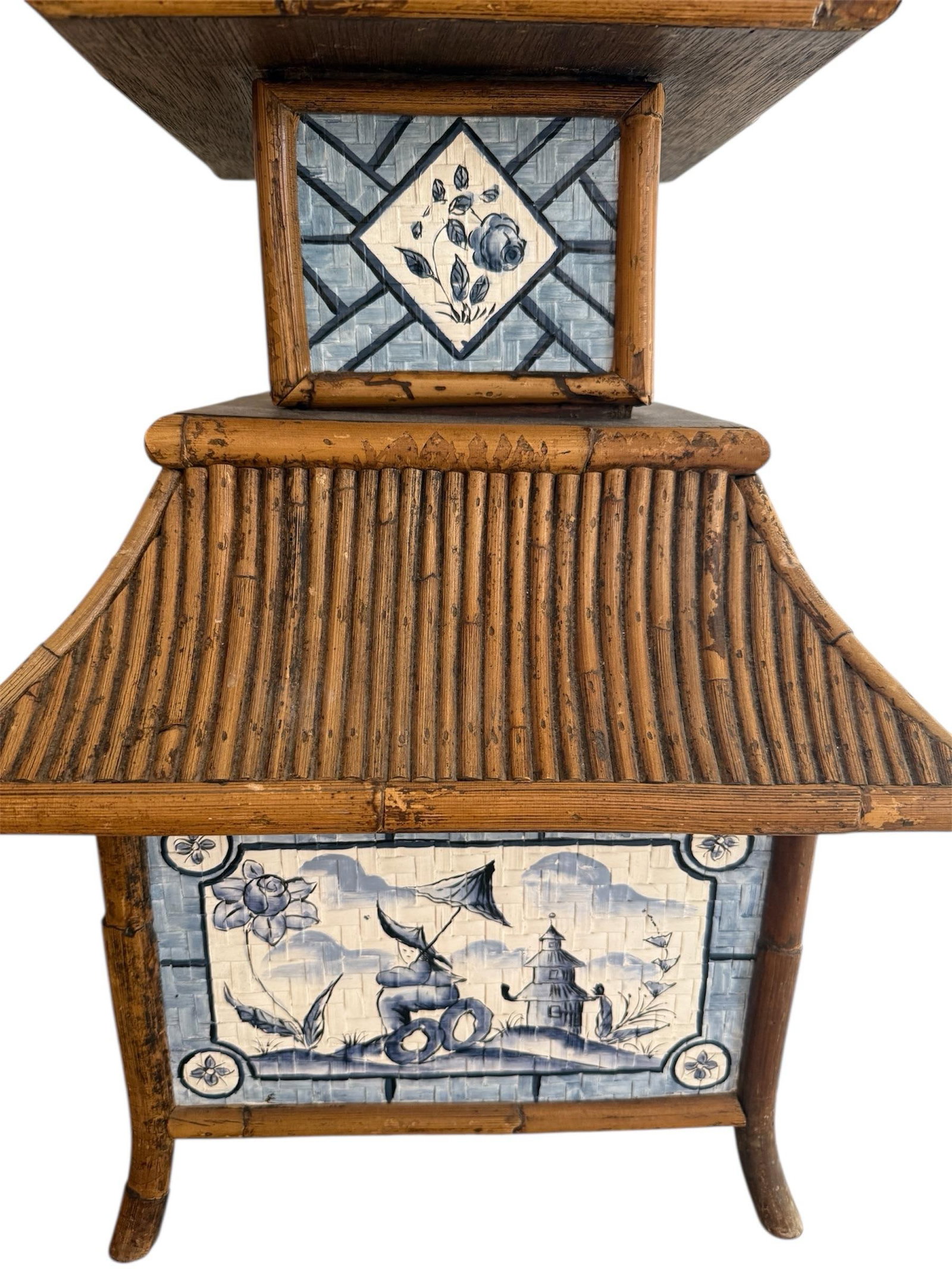 Bob Christian Signed Pagoda Chinoiserie Box - 5