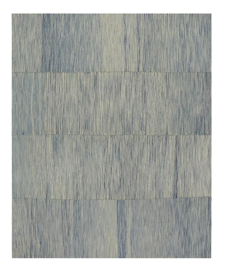 Handwoven Flatweave Scandinavian Style Kilim Area Rug 6'2'' X 7'7'': This remarkable contemporary Scandinavian Style Kilim area rug features a dramatic pop of electrifying colors in a playfully rich design. The innovative modern use of colors certainly brings a