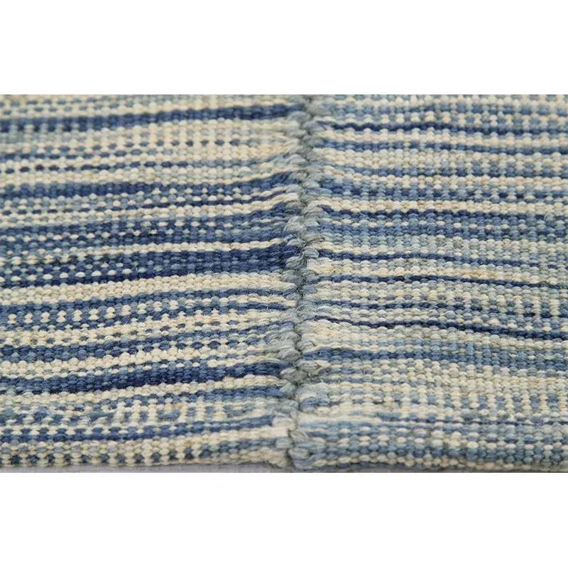 Handwoven Flatweave Scandinavian Style Kilim Area Rug 6'2'' X 7'7'' - 7