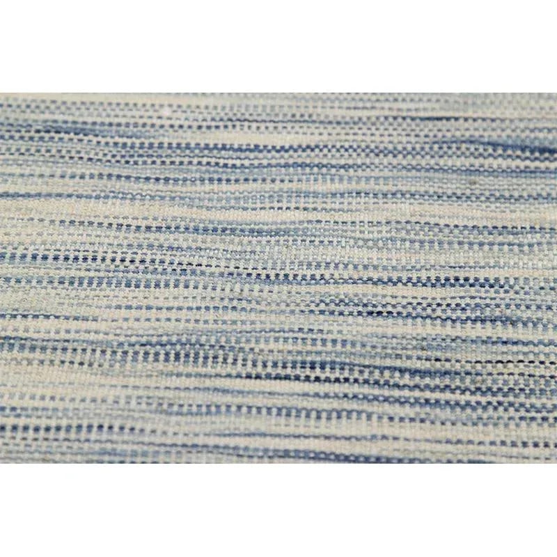 Handwoven Flatweave Scandinavian Style Kilim Area Rug 6'2'' X 7'7'' - 8