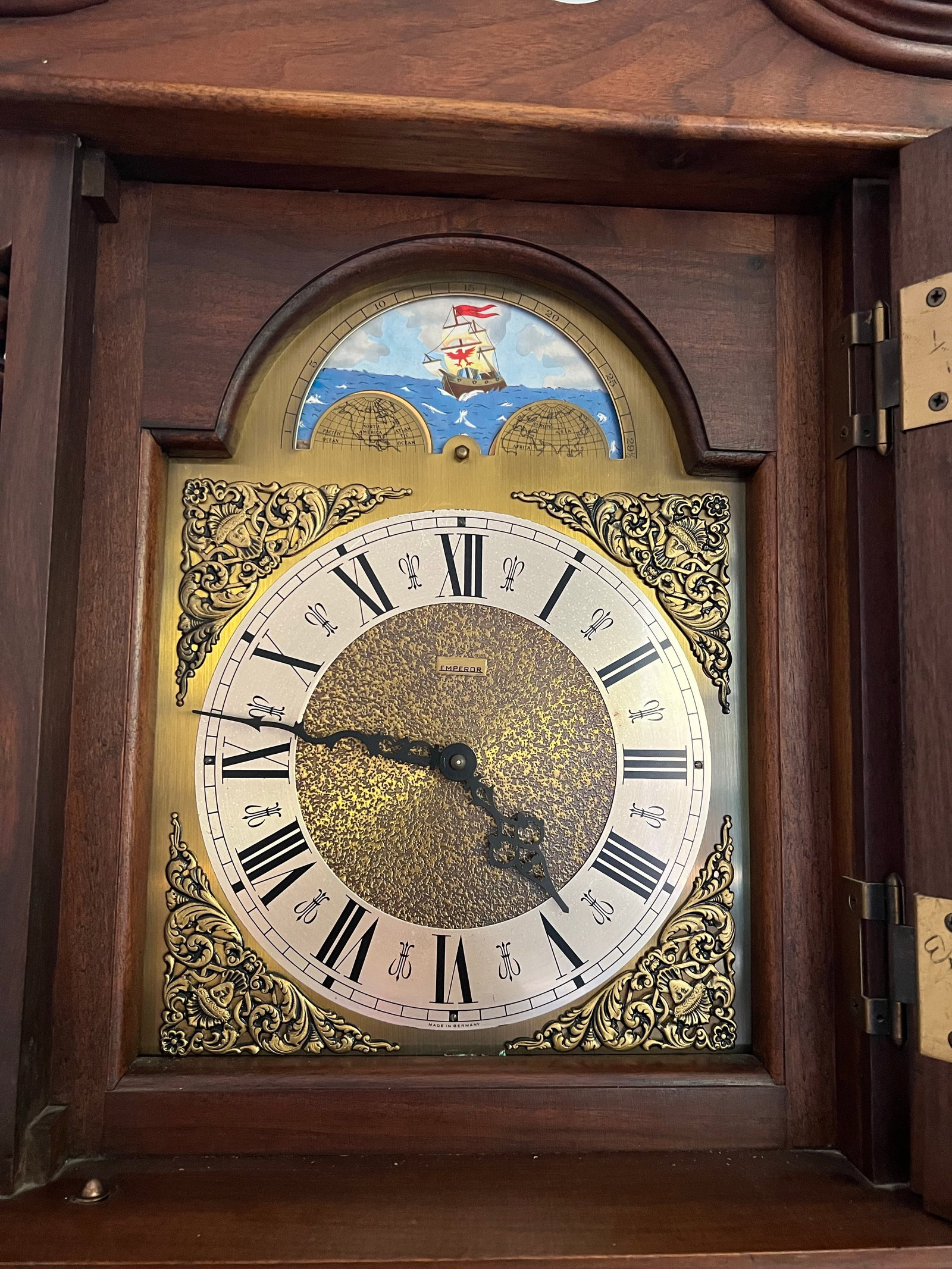 Vintage Emperor Grandfather Clock - 2