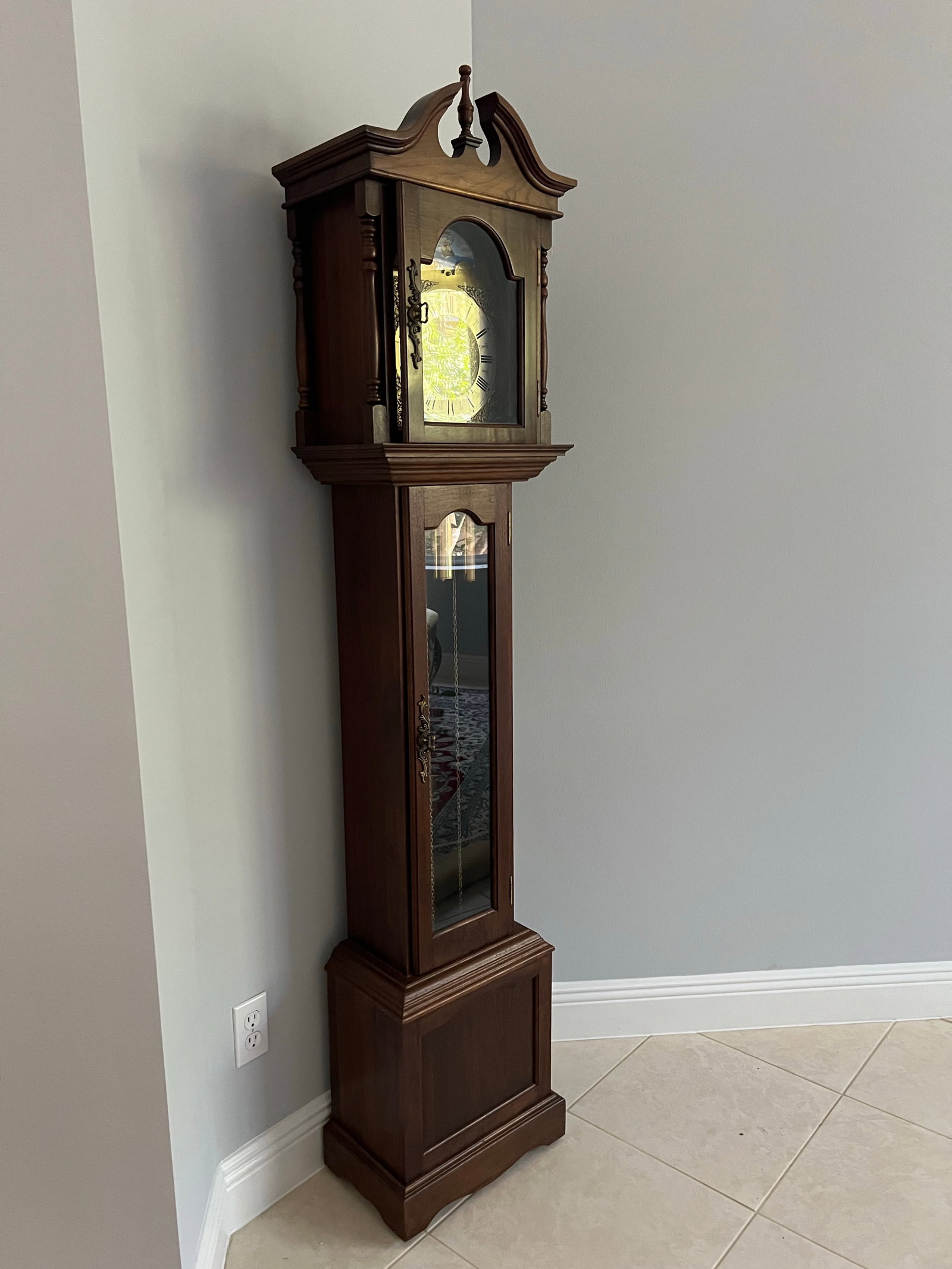 Vintage Emperor Grandfather Clock - 3