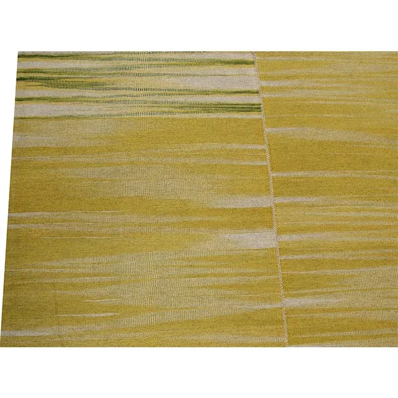 Handwoven Flatweave Scandinavian Style Persian Kilim Area Rug 4'4" X 6'3" - 4