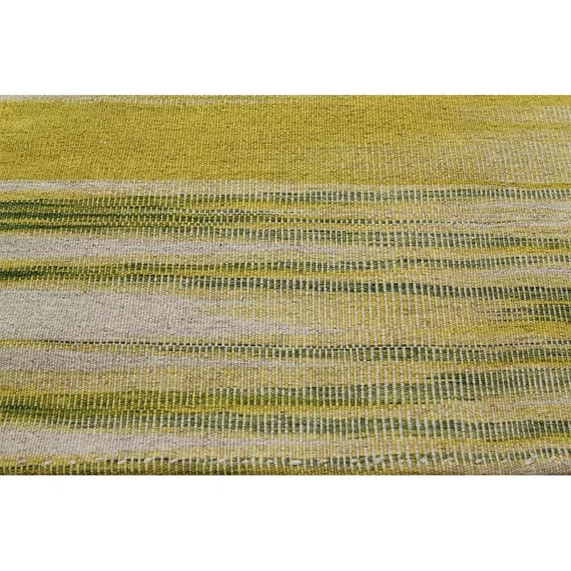 Handwoven Flatweave Scandinavian Style Persian Kilim Area Rug 4'4" X 6'3" - 7