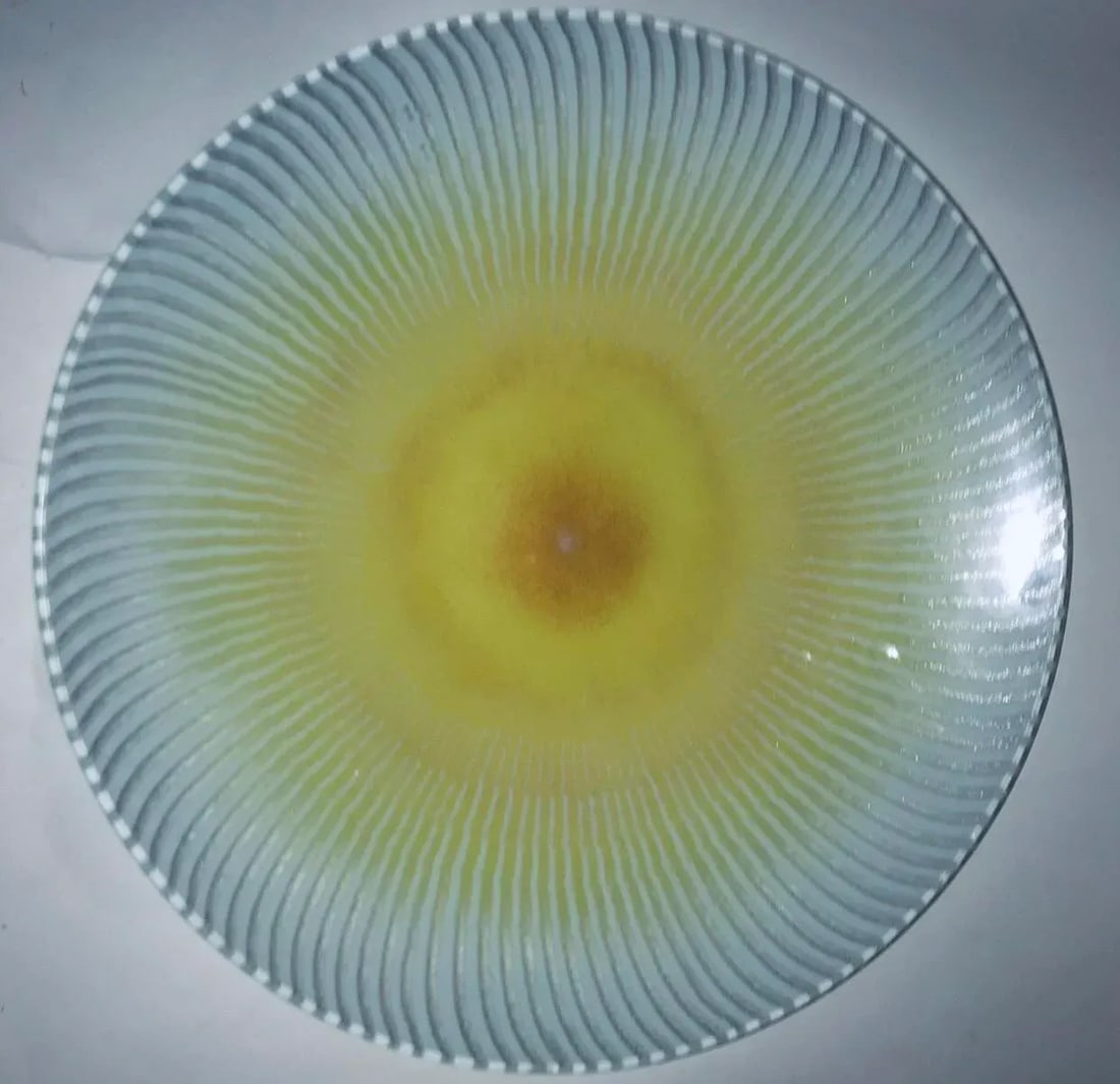 1960s Large Maurice Heaton Art Glass Signed Plate - 12