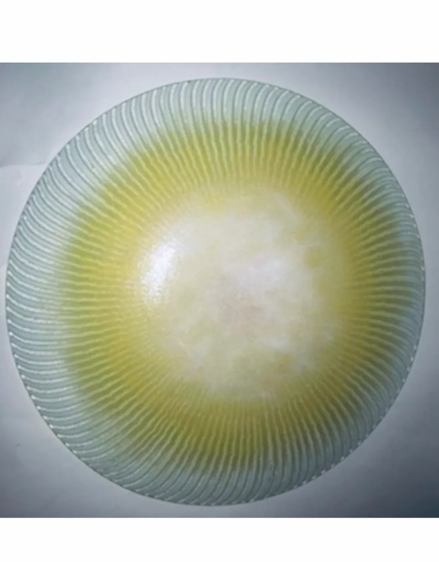 1960s Large Maurice Heaton Art Glass Signed Plate - 9