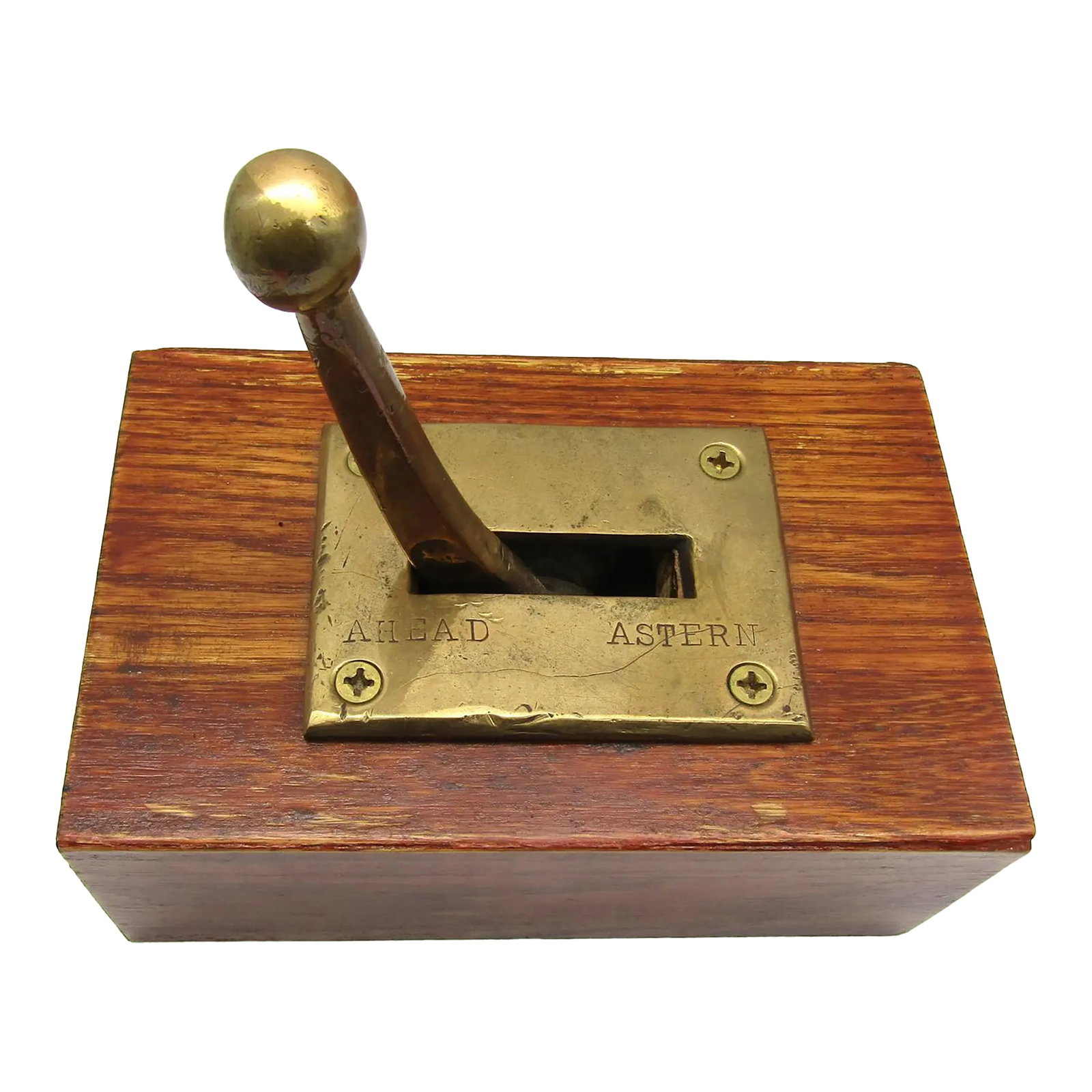 Authentic Antique A. Robinson Ship Engine Order Telegraph - 19th C: This is a GENUINE, antique engine order telegraph manufactured by the renowned British firm, A. Robinson & Co. Ltd. of Liverpool. This is an authentic piece of maritime history, not a modern replica,