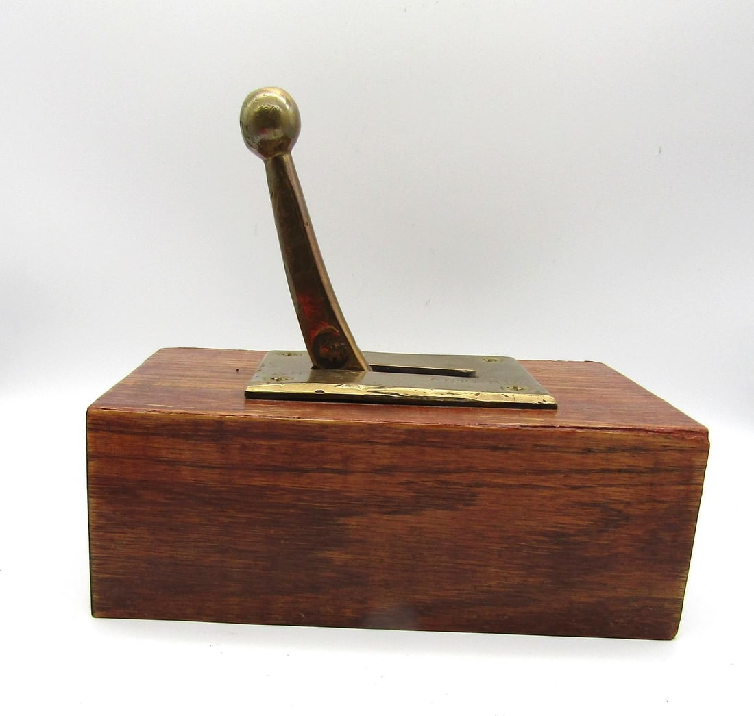 Authentic Antique A. Robinson Ship Engine Order Telegraph - 19th C - 3