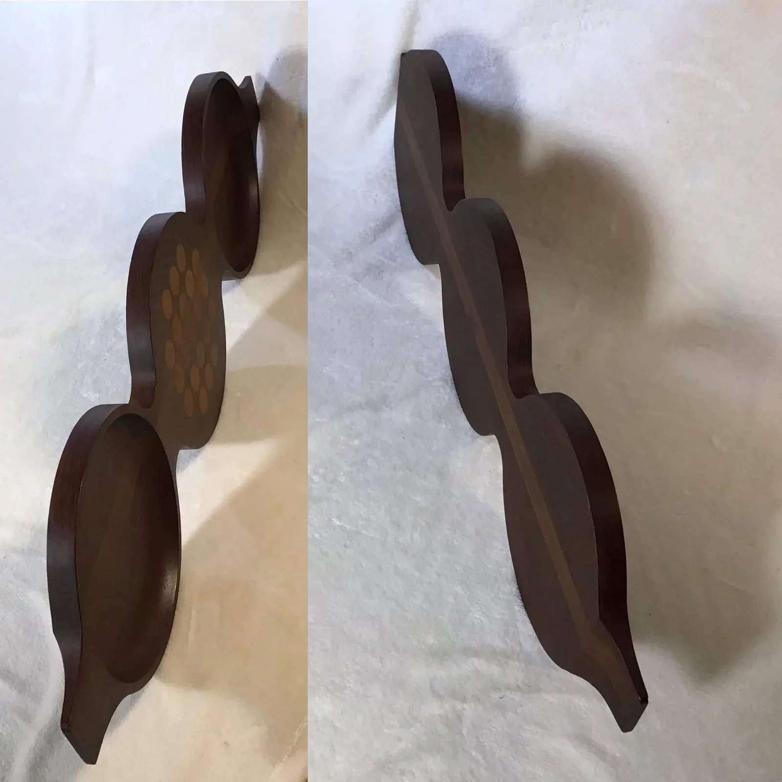 Circa 1965 Skjode Skjern Danmark Triple Gourd Serving Tray - 7