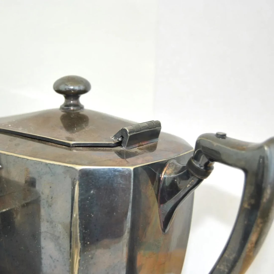 Antique Original Van Bergh Co Silverplate Tea Set- Set of 3 - 10