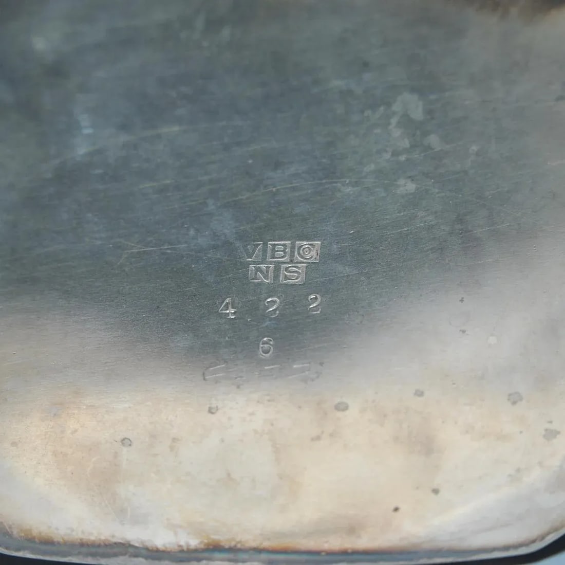 Antique Original Van Bergh Co Silverplate Tea Set- Set of 3 - 5