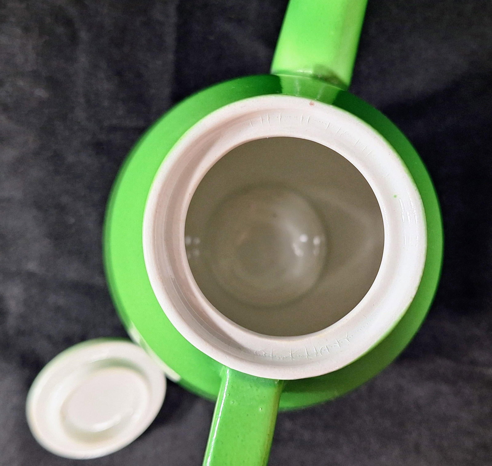 Vintage Green Laveno Italian Tea Set, Societa Ceramica Italiana, Mid Century - 9