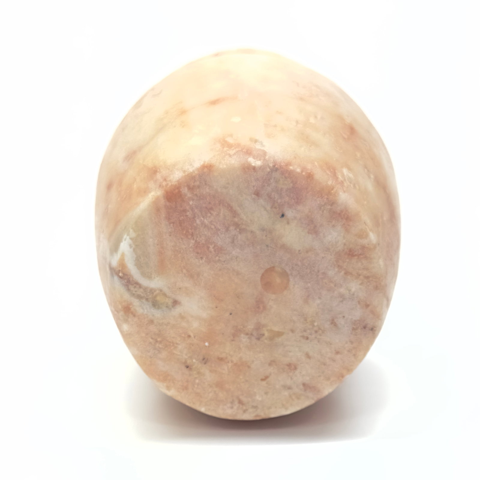 Antique Hand-Carved Pink Alabaster Vessel, Egyptian - 7