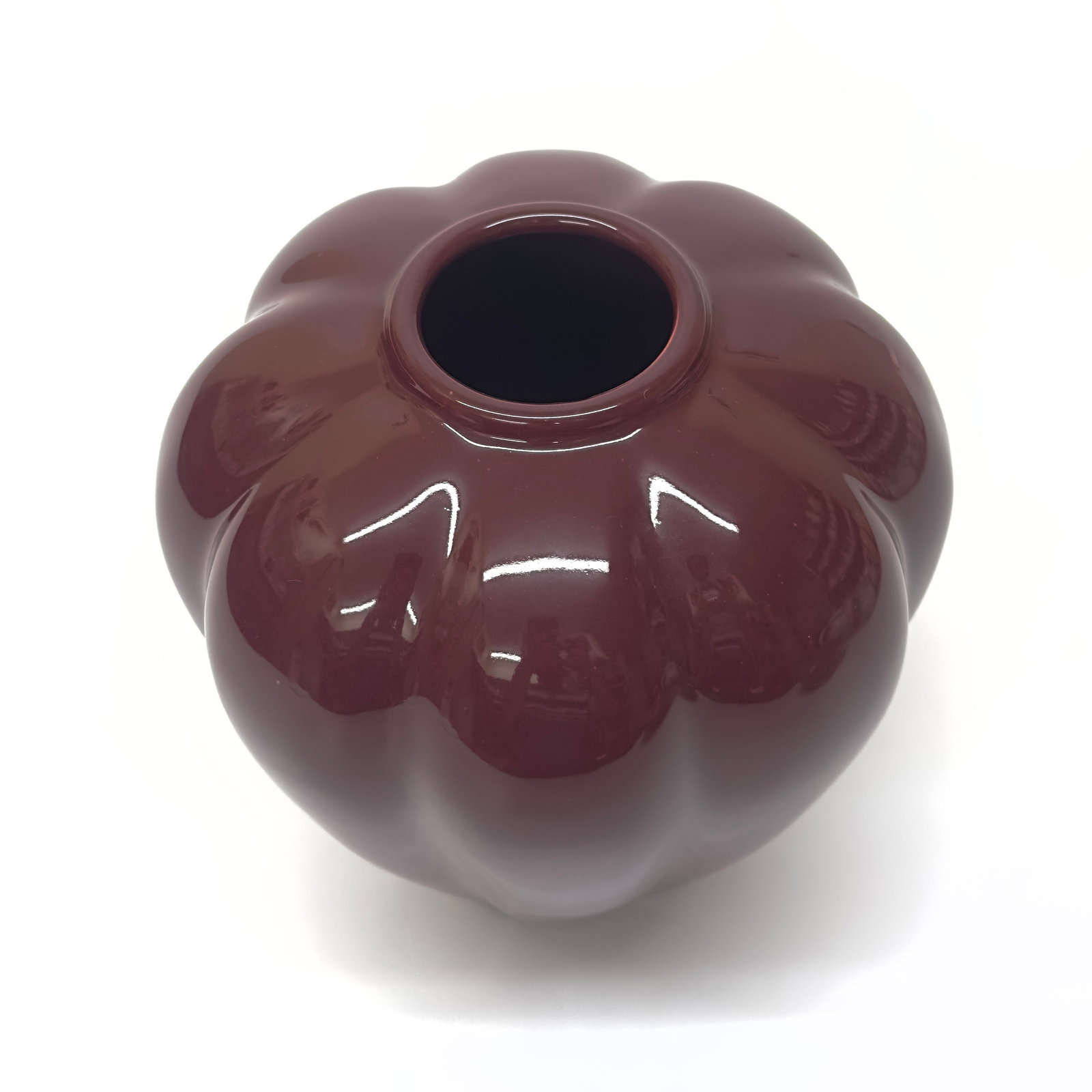 Monolithic Symphony in Mauve Lavender and Deep Cherry Vessels - Group of 5 - 12