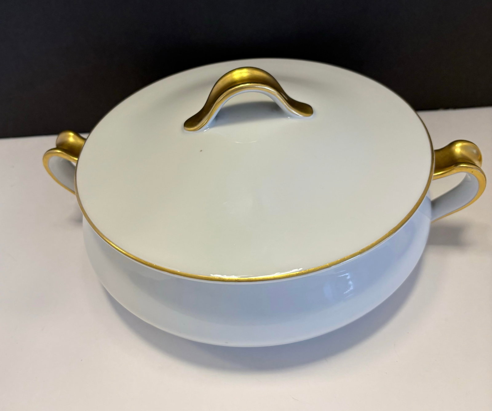 Antique Haviland Limoges French Porcelain Serving Set for Chas. Mayer & Co., Gilt Whiteware, C. 1900 - 6