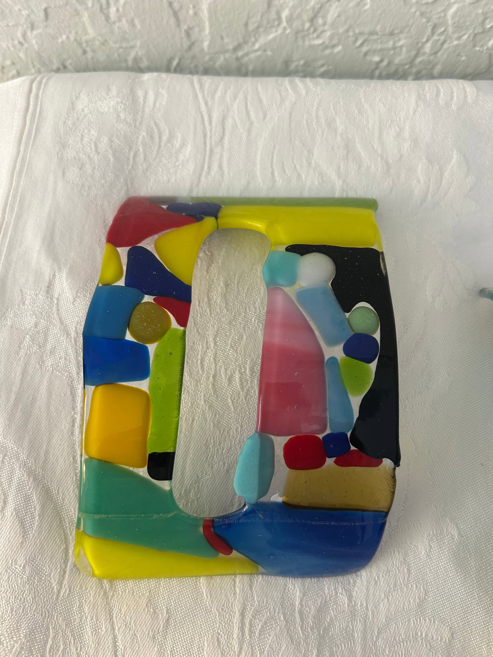 1980s Fused Art Glass Wall Objects, Set of 4 - 2