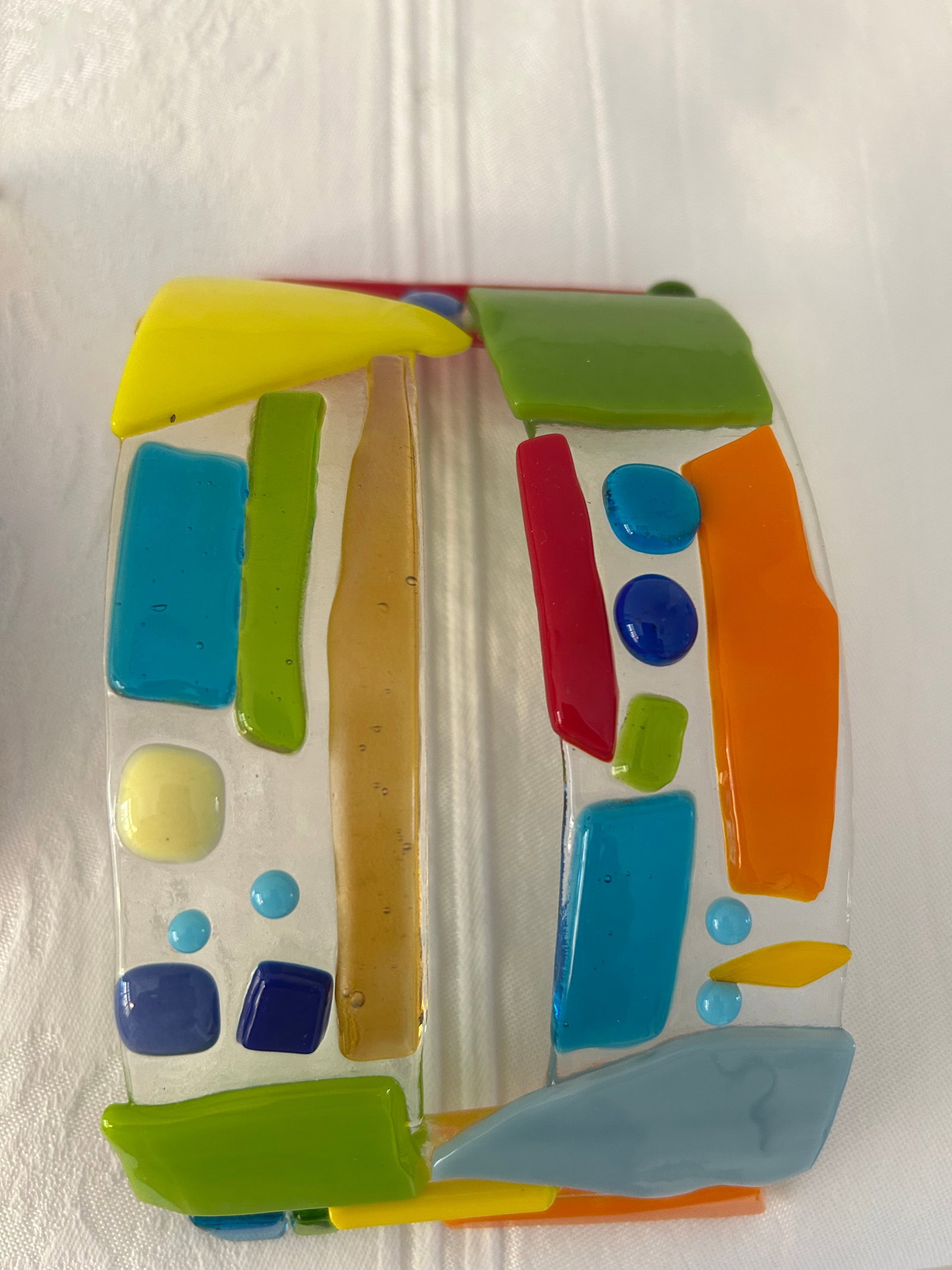 1980s Fused Art Glass Wall Objects, Set of 4 - 3