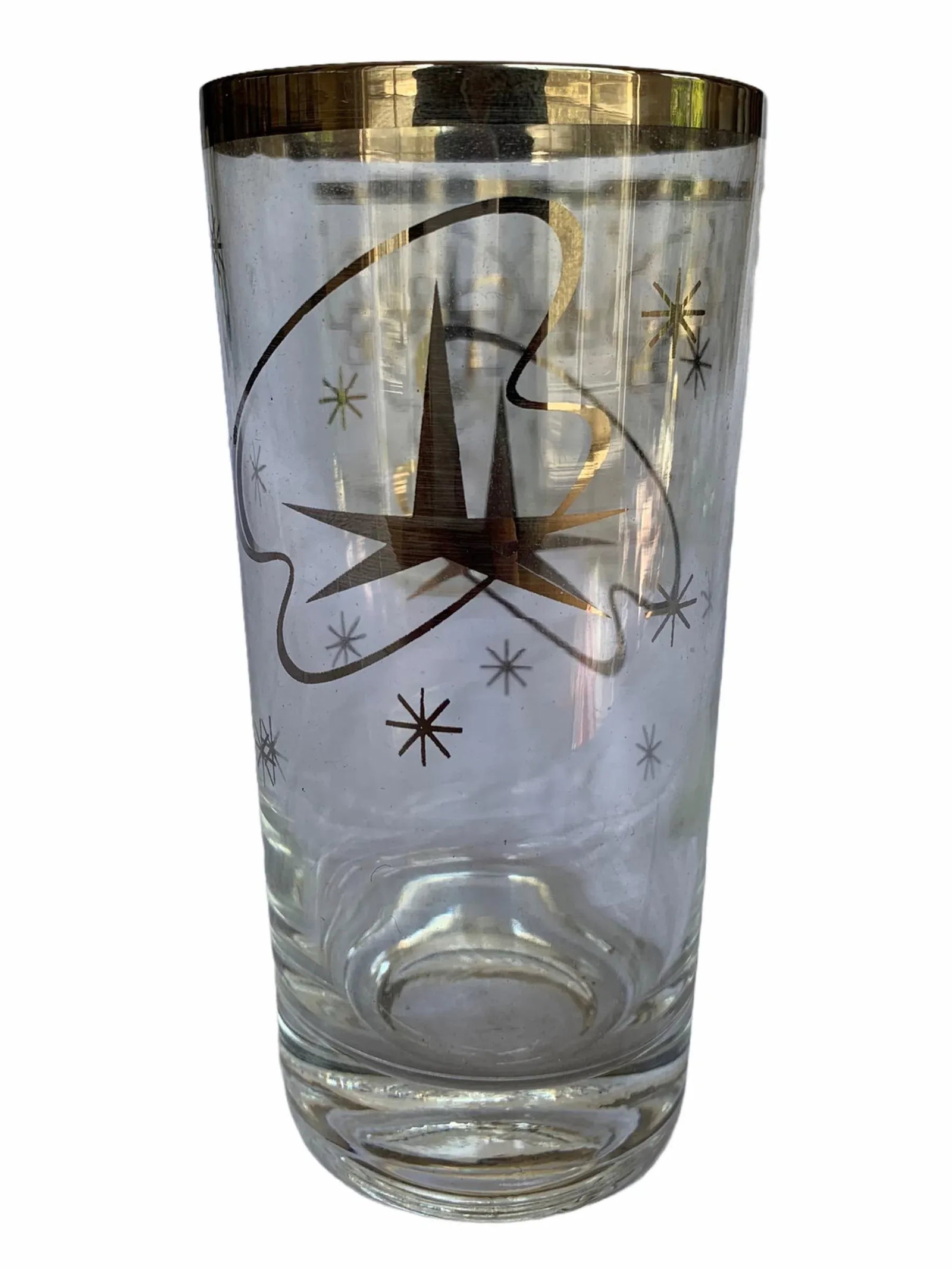 Mid 20th Century Modern Atomic Cocktail Glasses- Set of 8 - 4
