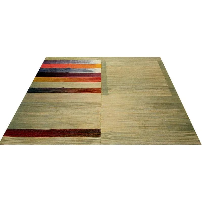 Handwoven Scandinavian Style Persian Area Rug 6'1" X 6'8" - 2