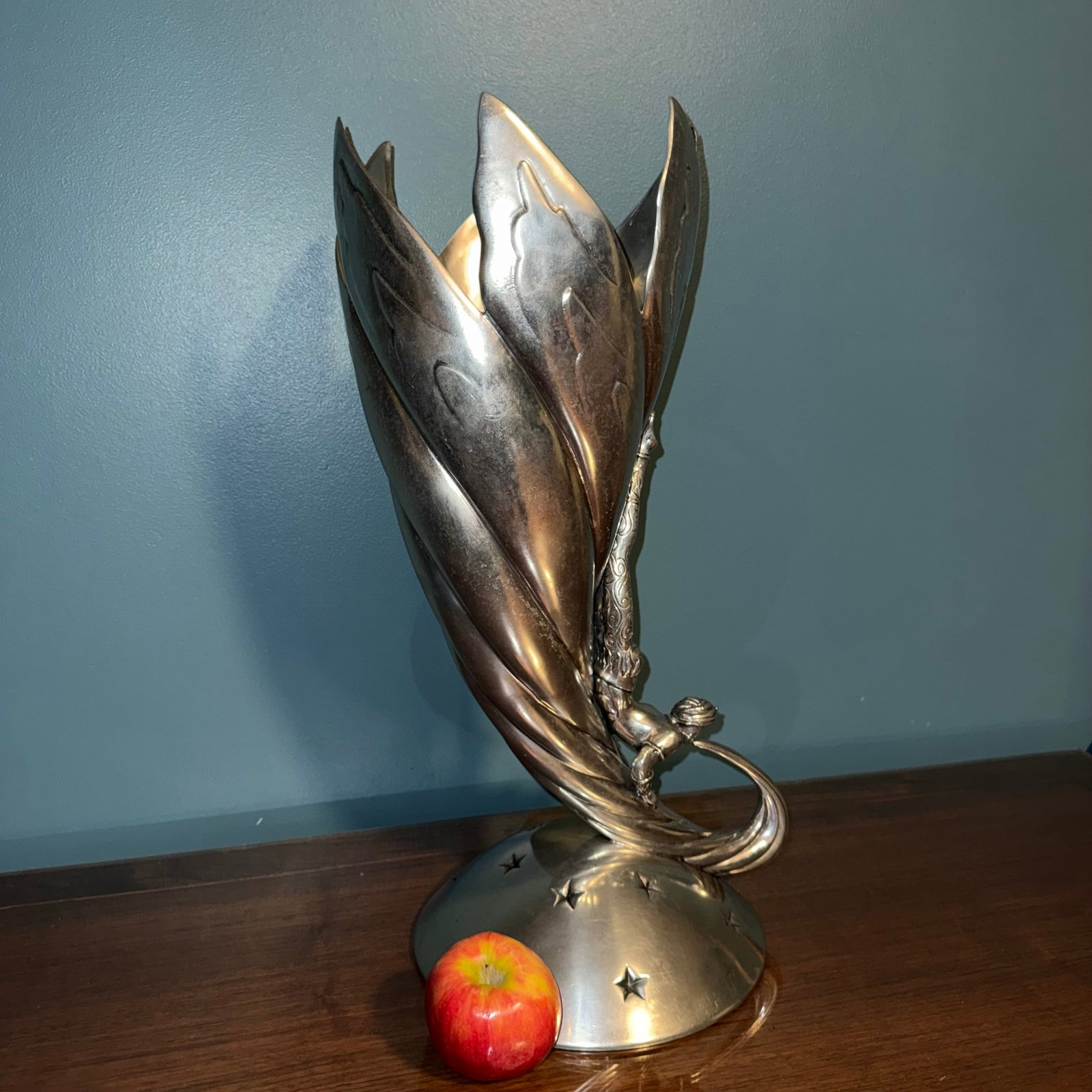 Piero Figura Pewter Wine Chiller Vase Centerpiece for Neiman Marcus - 11
