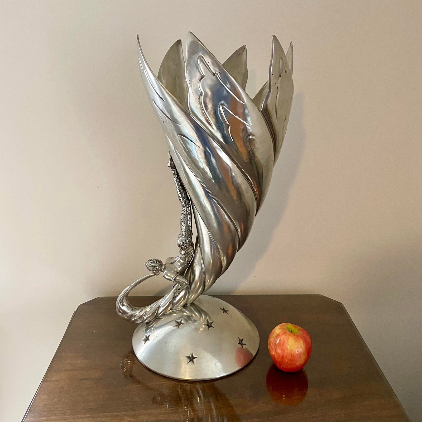 Piero Figura Pewter Wine Chiller Vase Centerpiece for Neiman Marcus - 12
