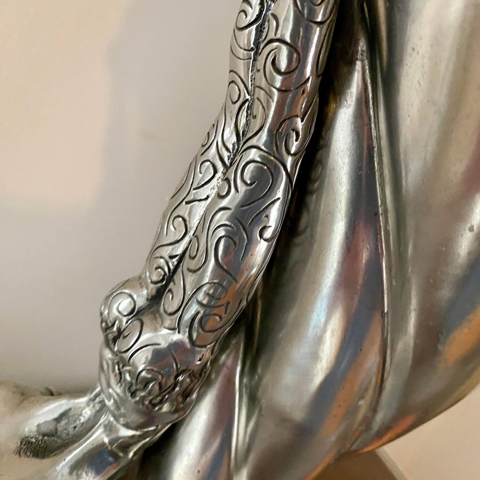 Piero Figura Pewter Wine Chiller Vase Centerpiece for Neiman Marcus - 14
