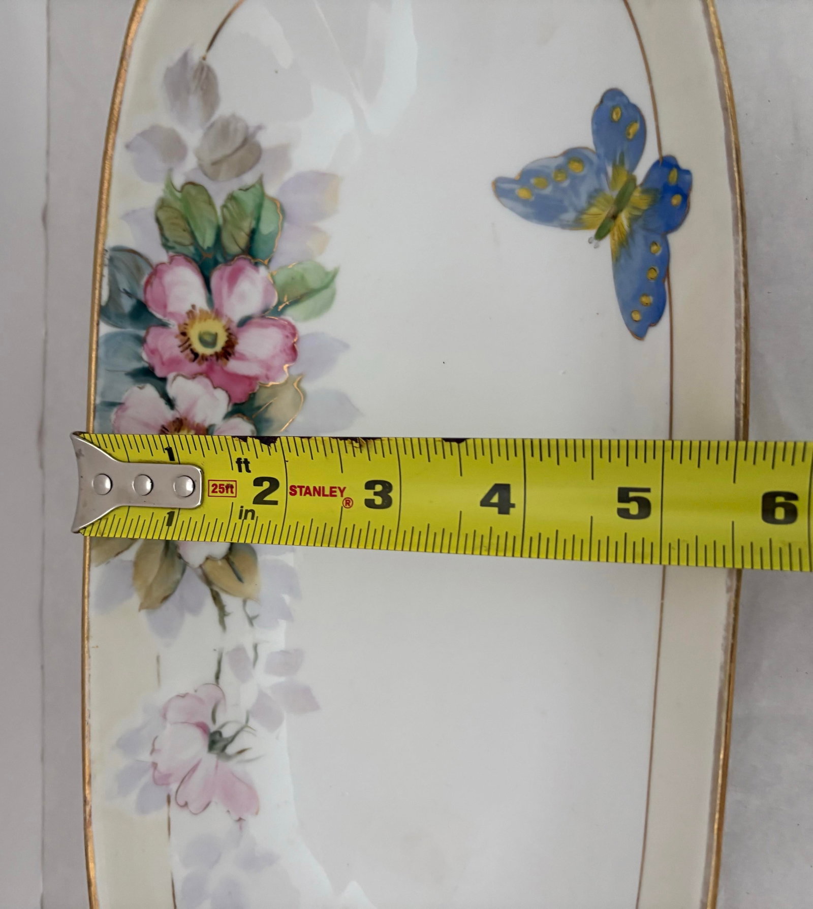 Antique Nippon Kutani Hand-Painted Porcelain Serving Set With Butterflies, C. 1910 - 5